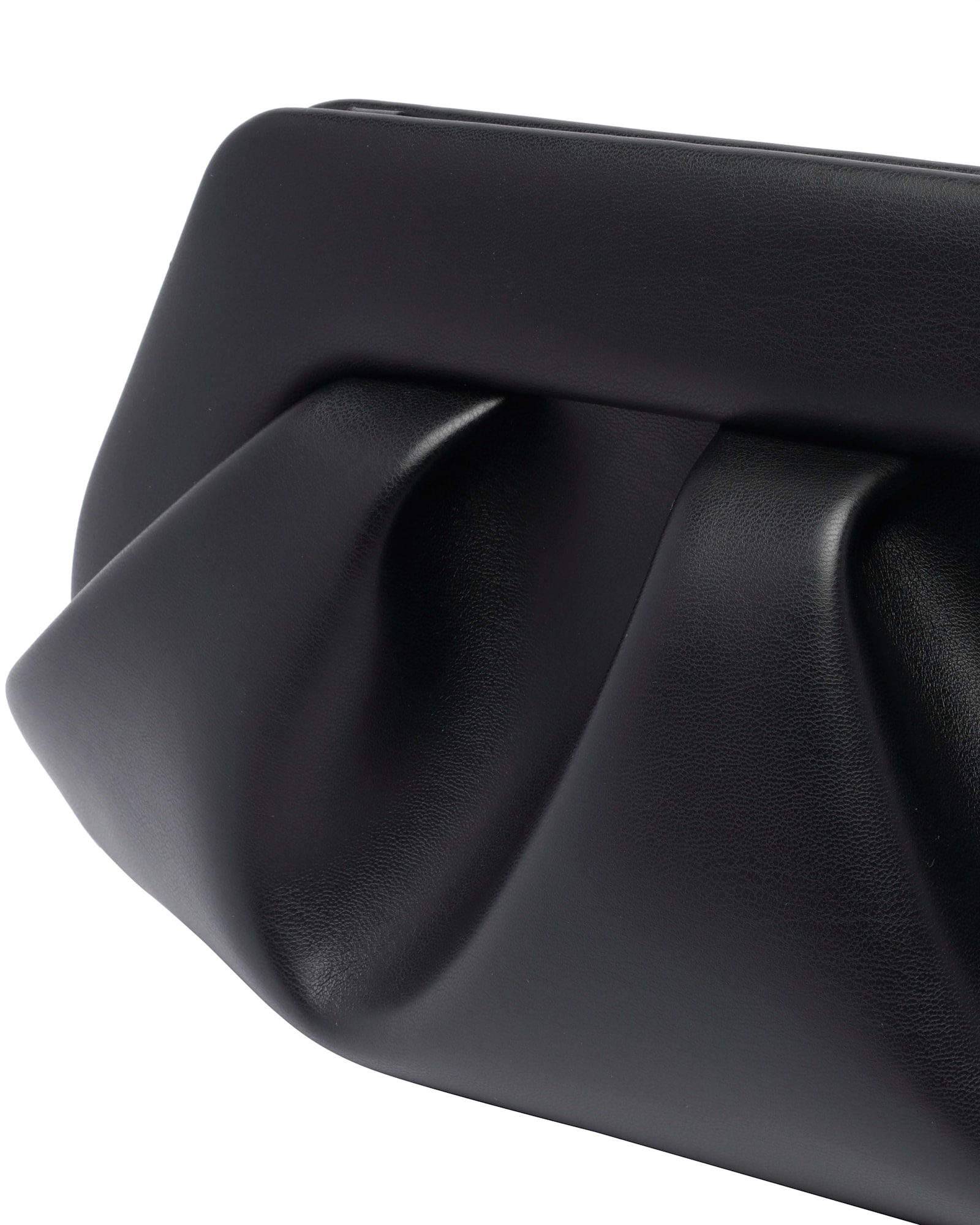 Themoirè Pleated Rectangular Shoulder Bag With Detachable Strap
