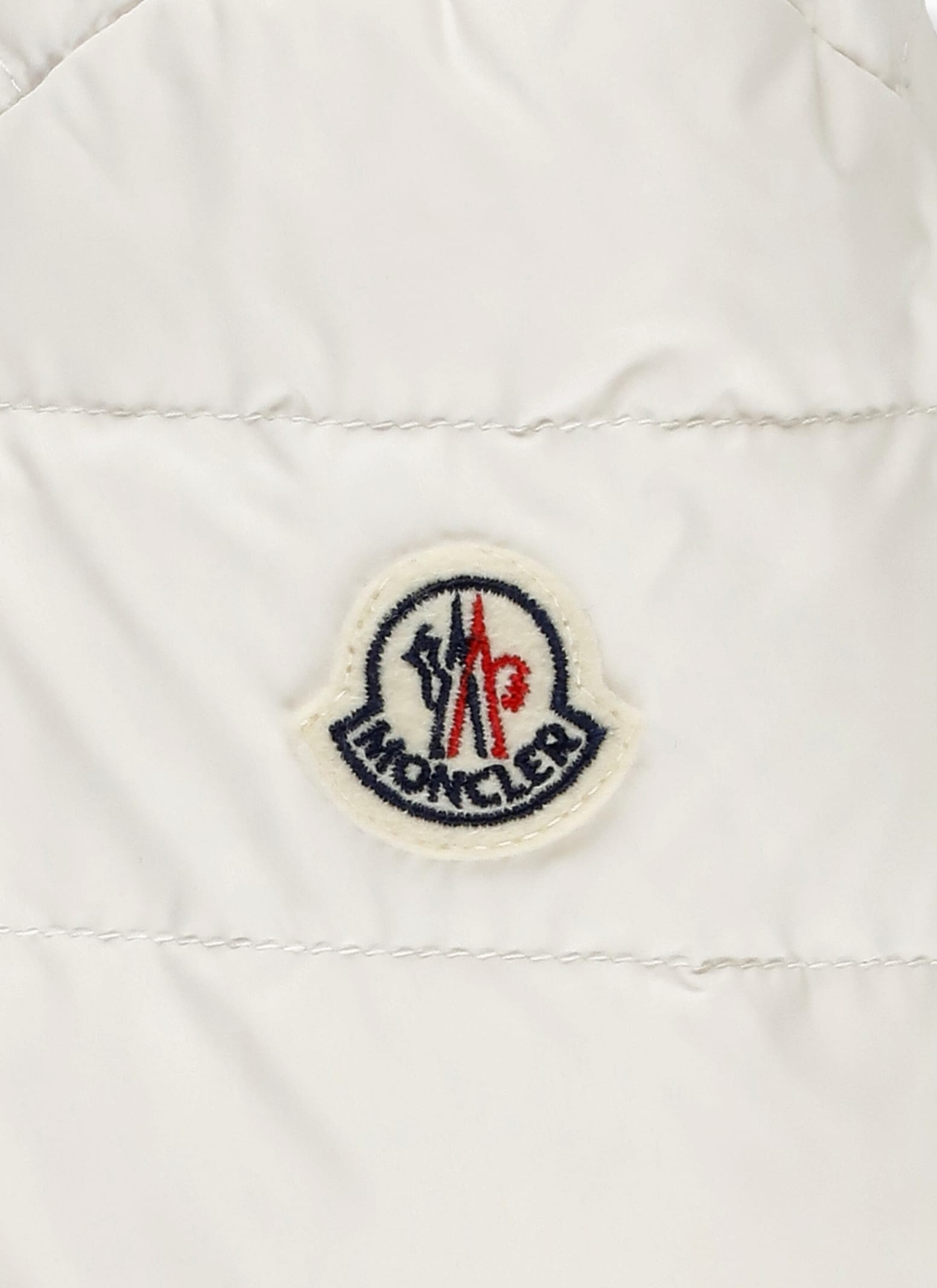 Shop Moncler Atsu Down Jacket In White