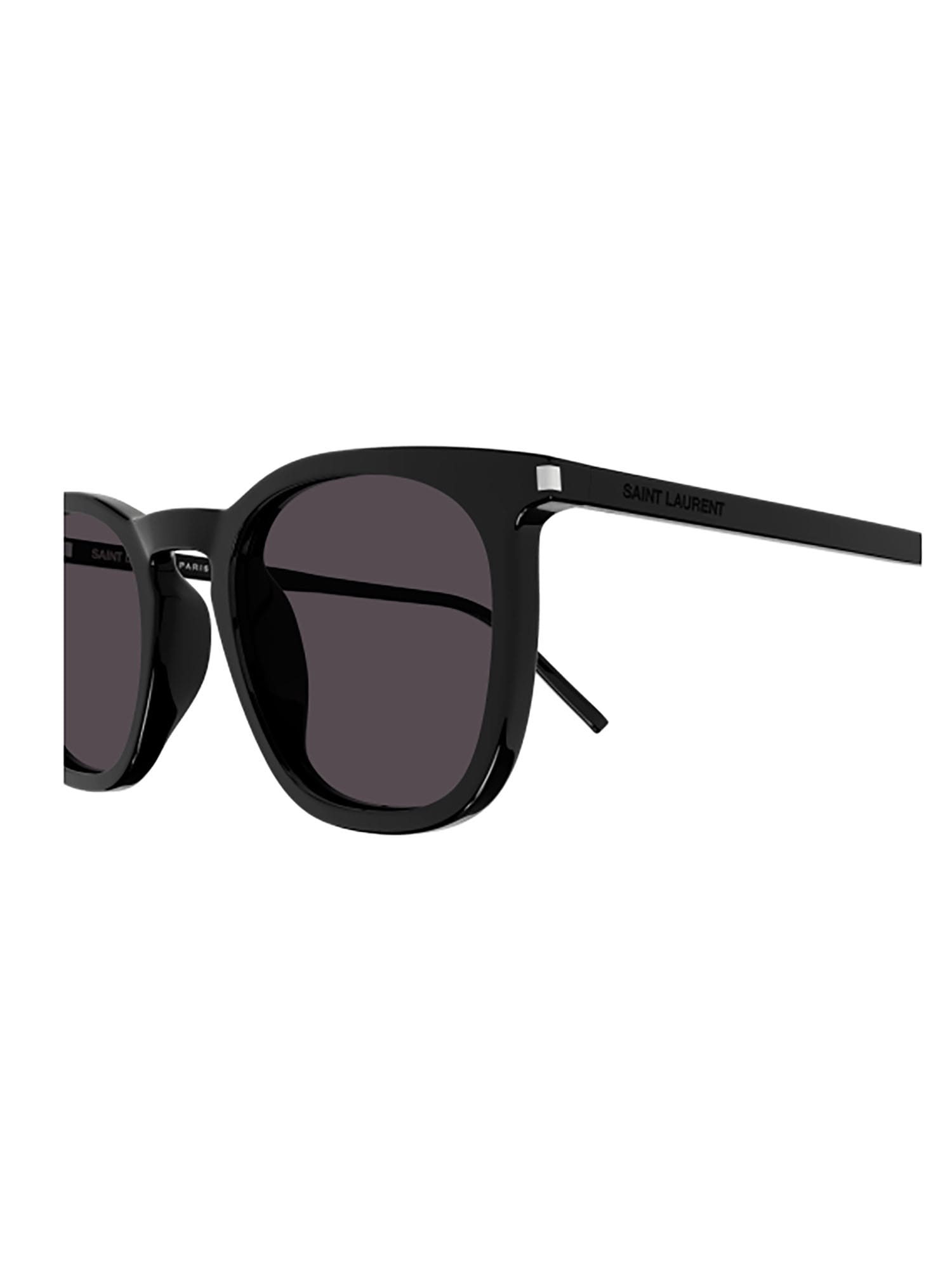 Shop Saint Laurent Sl 623 Sunglasses In 001 Black Black Black