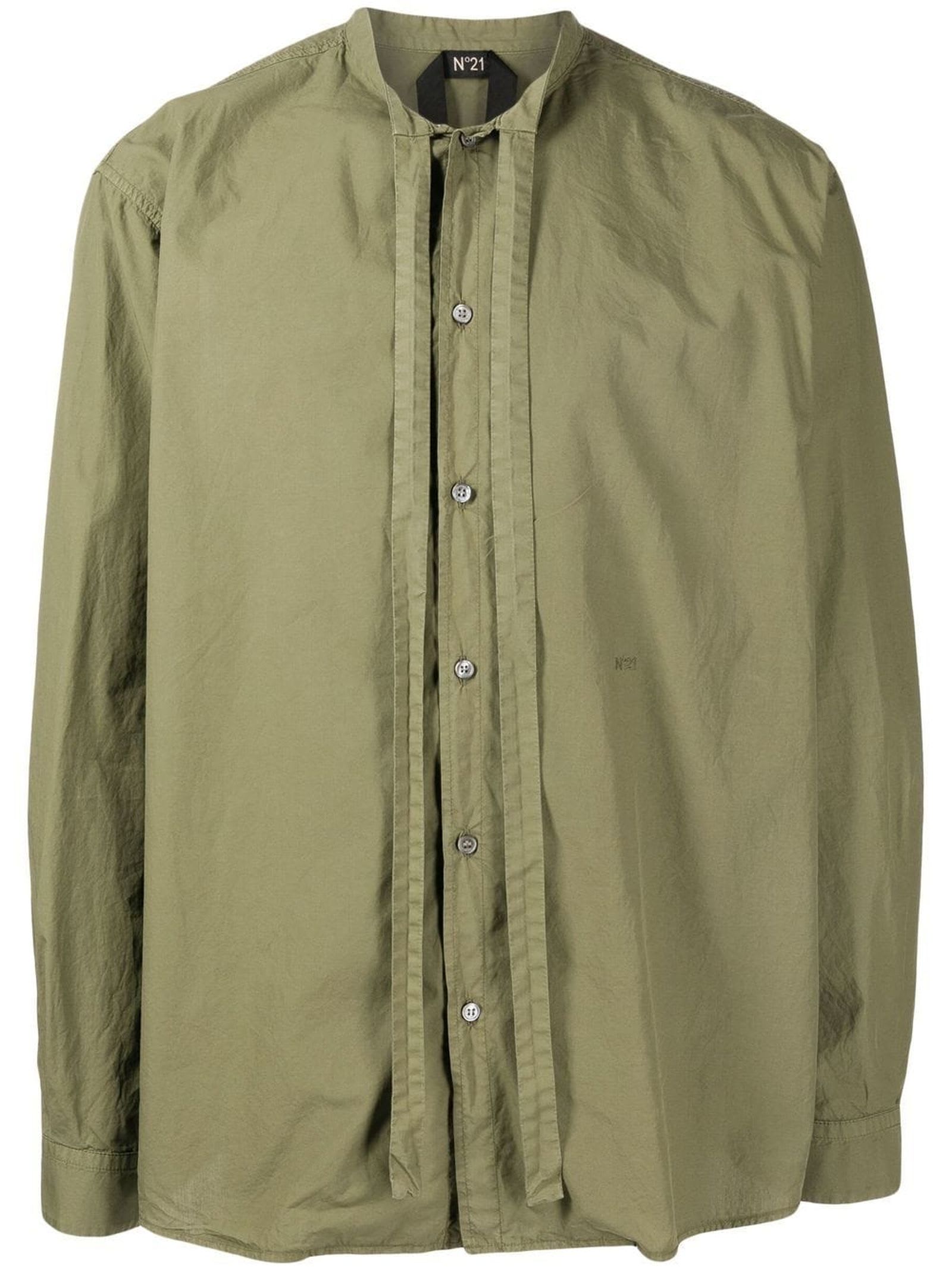 N.21 Military Green Cotton Shirt
