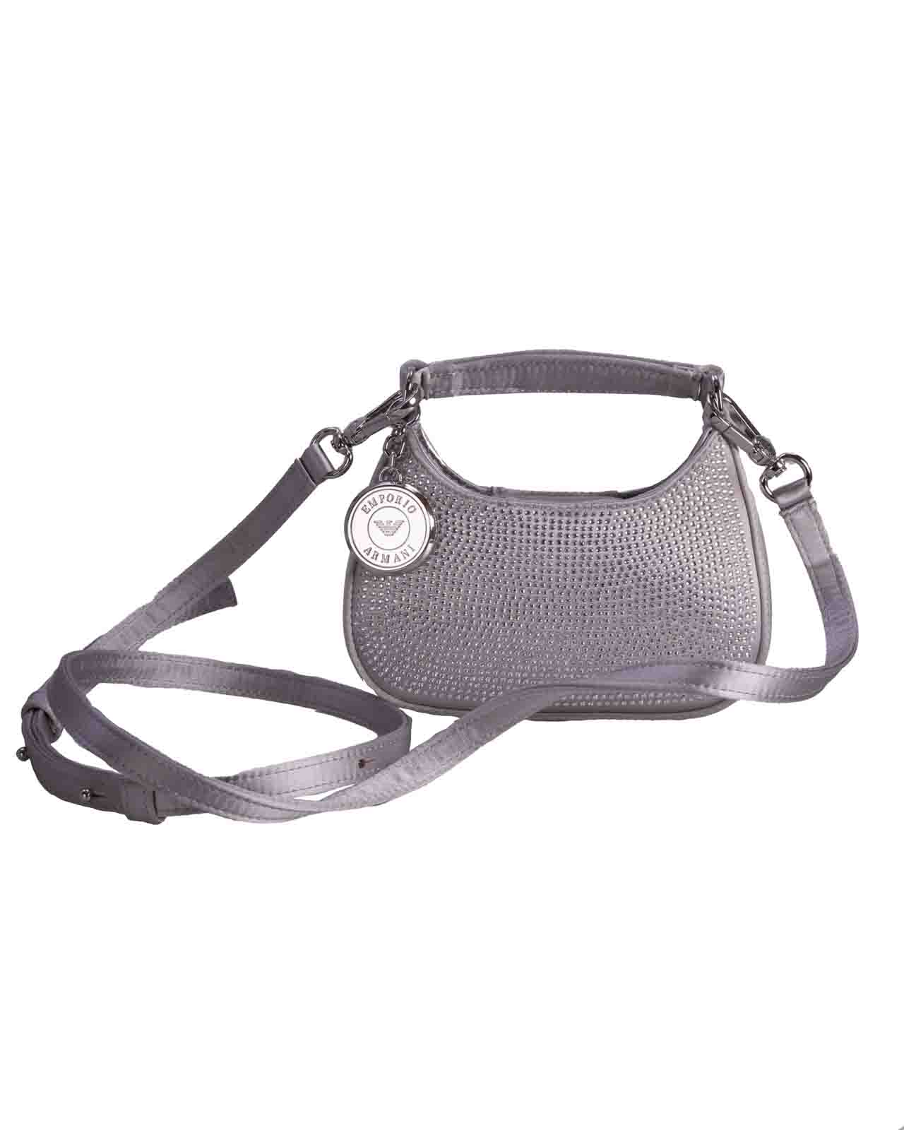 Emporio Armani Shoulder Bag In Silver