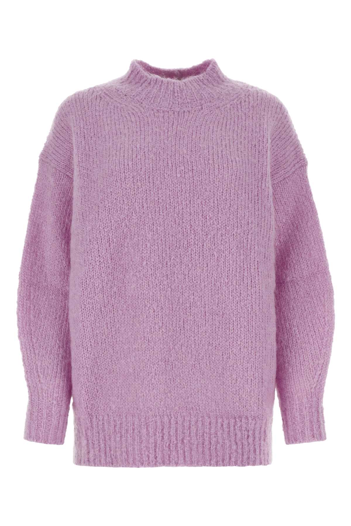 Lilac Mohair Blend Idol Oversize Sweater