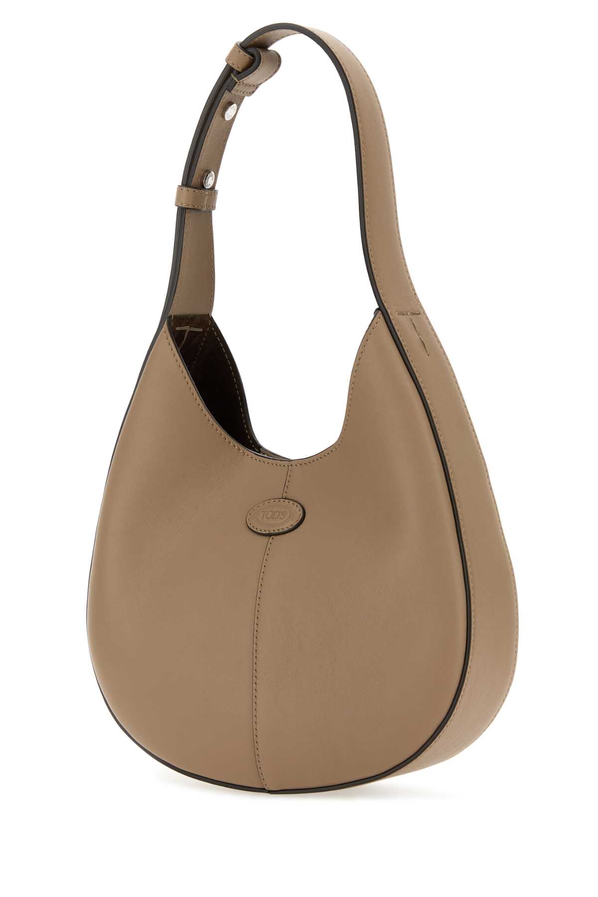 Shop Tod's Mud Leather Mini Di Bag Shoulder Bag In C413