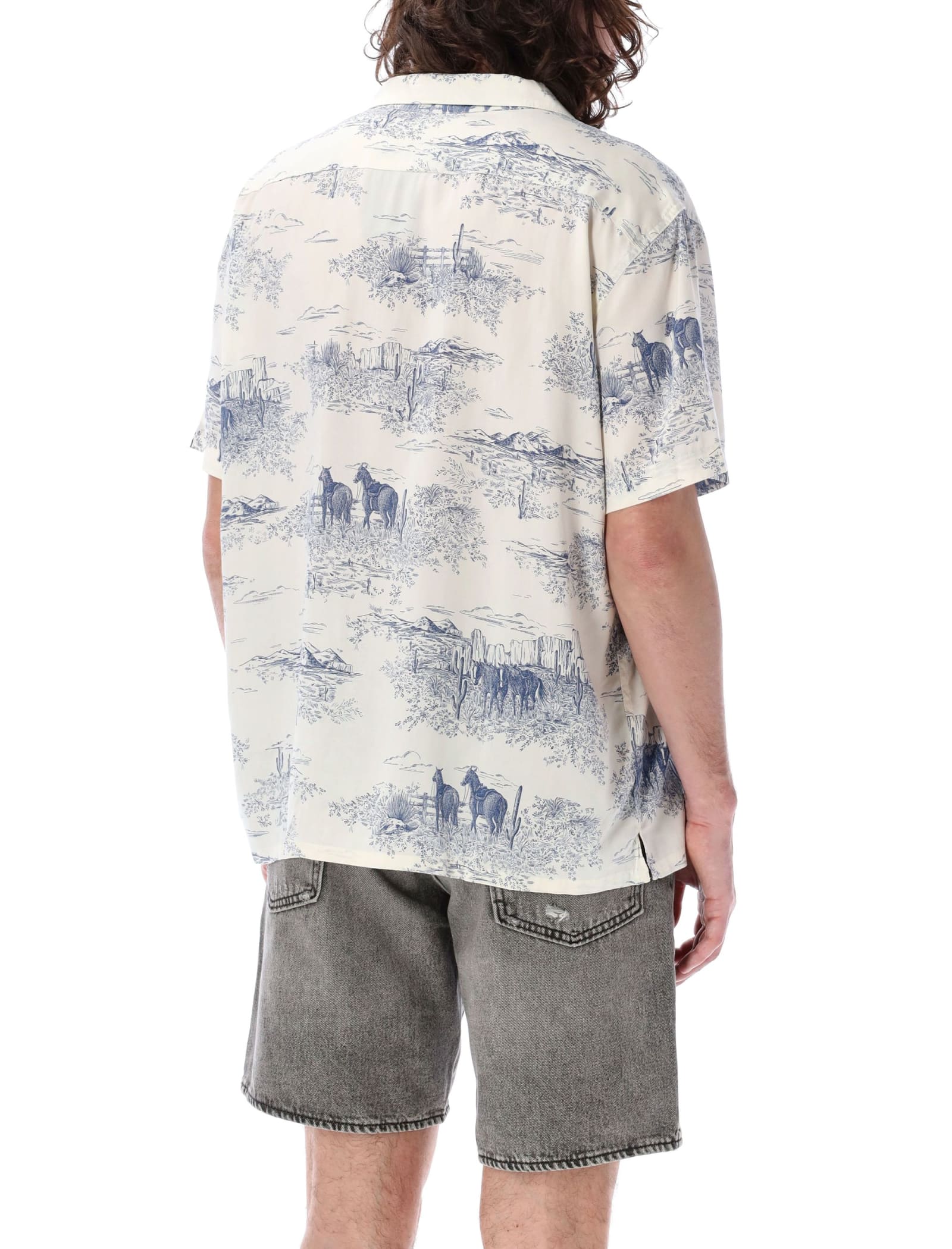 Shop Levi's Sunset Camp Shirt In White