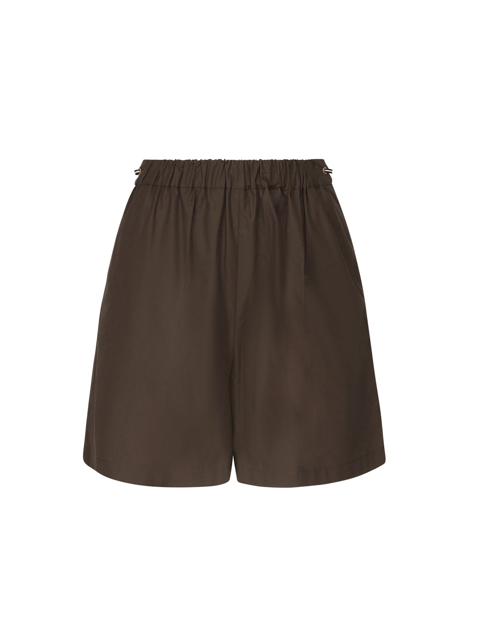 Max Mara Haway High-rise Pleat Shorts With Elasticated Waistband