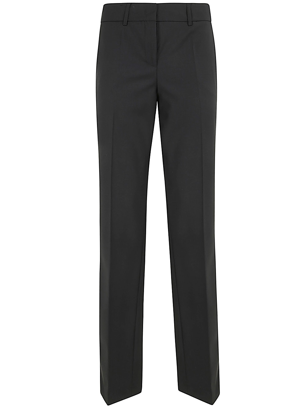 Shop Drhope Straight Trousers In Black