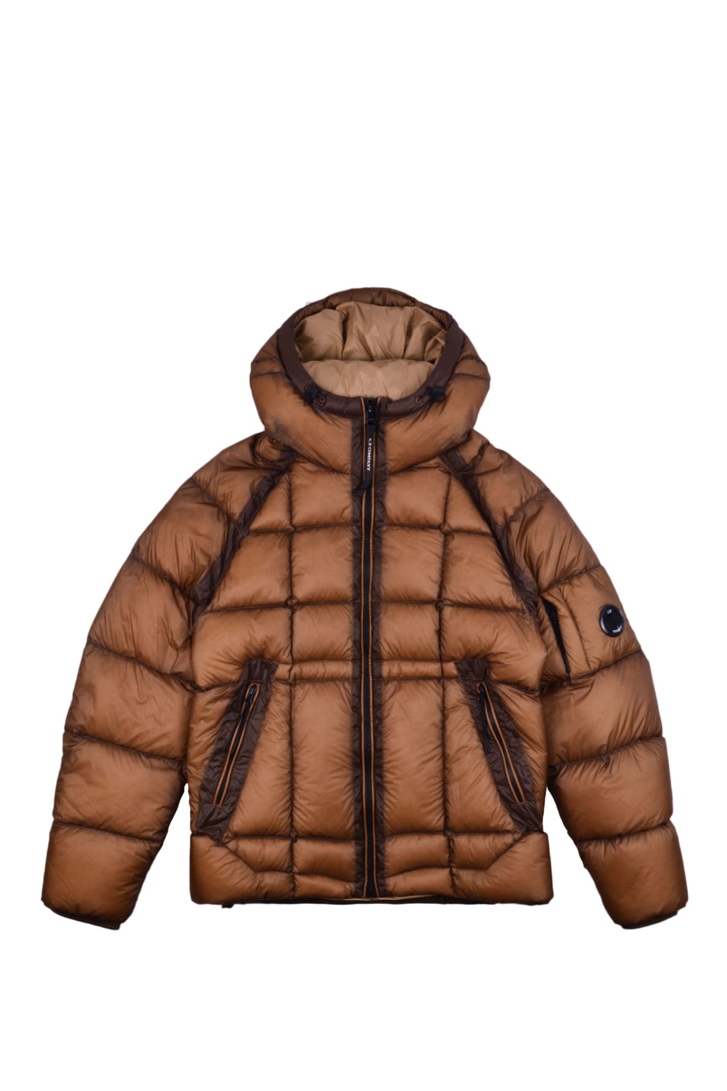 C.P. Company Down Jacket With Contrasting Details