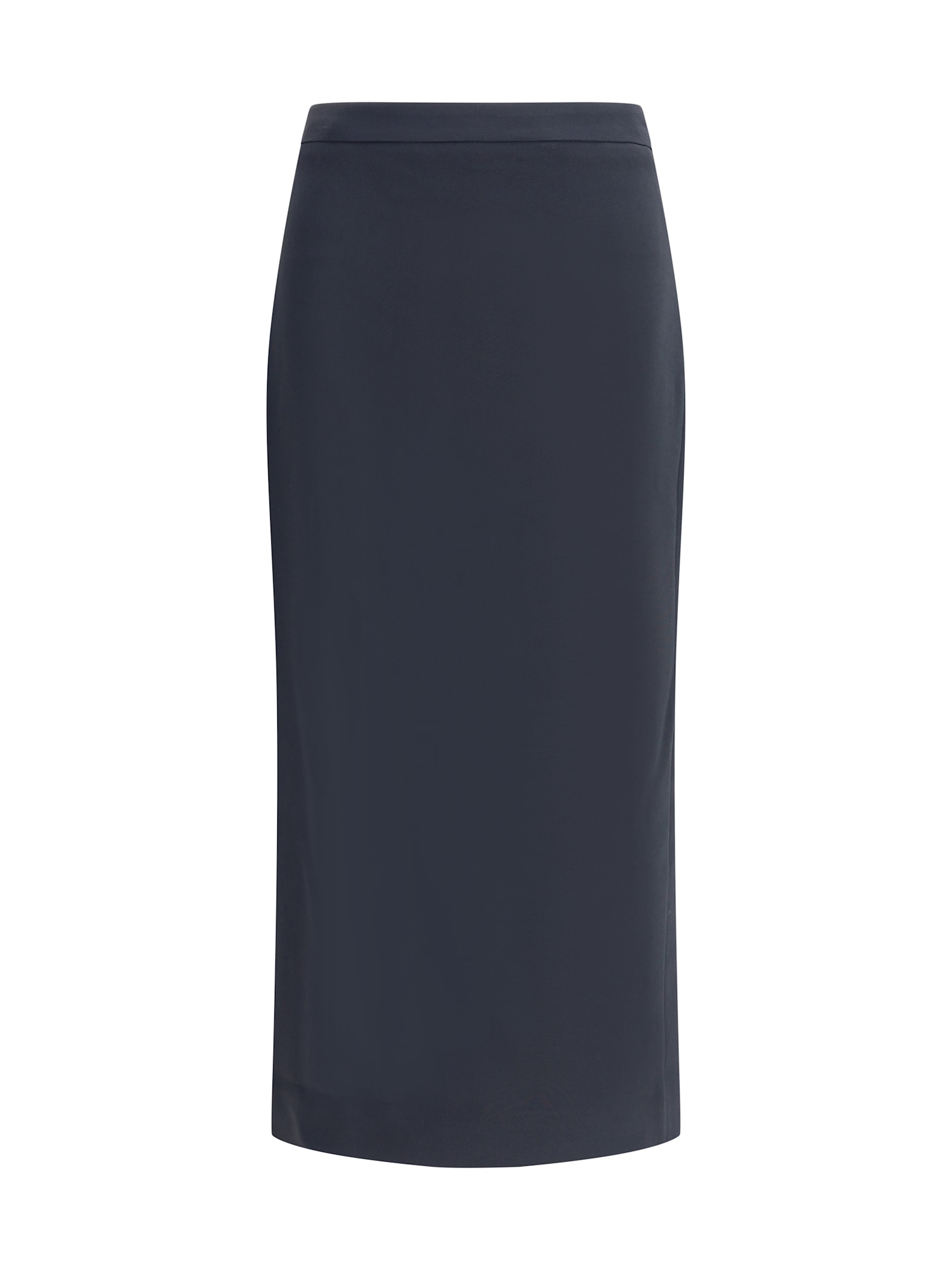 Midi Skirt With Pleated Detail