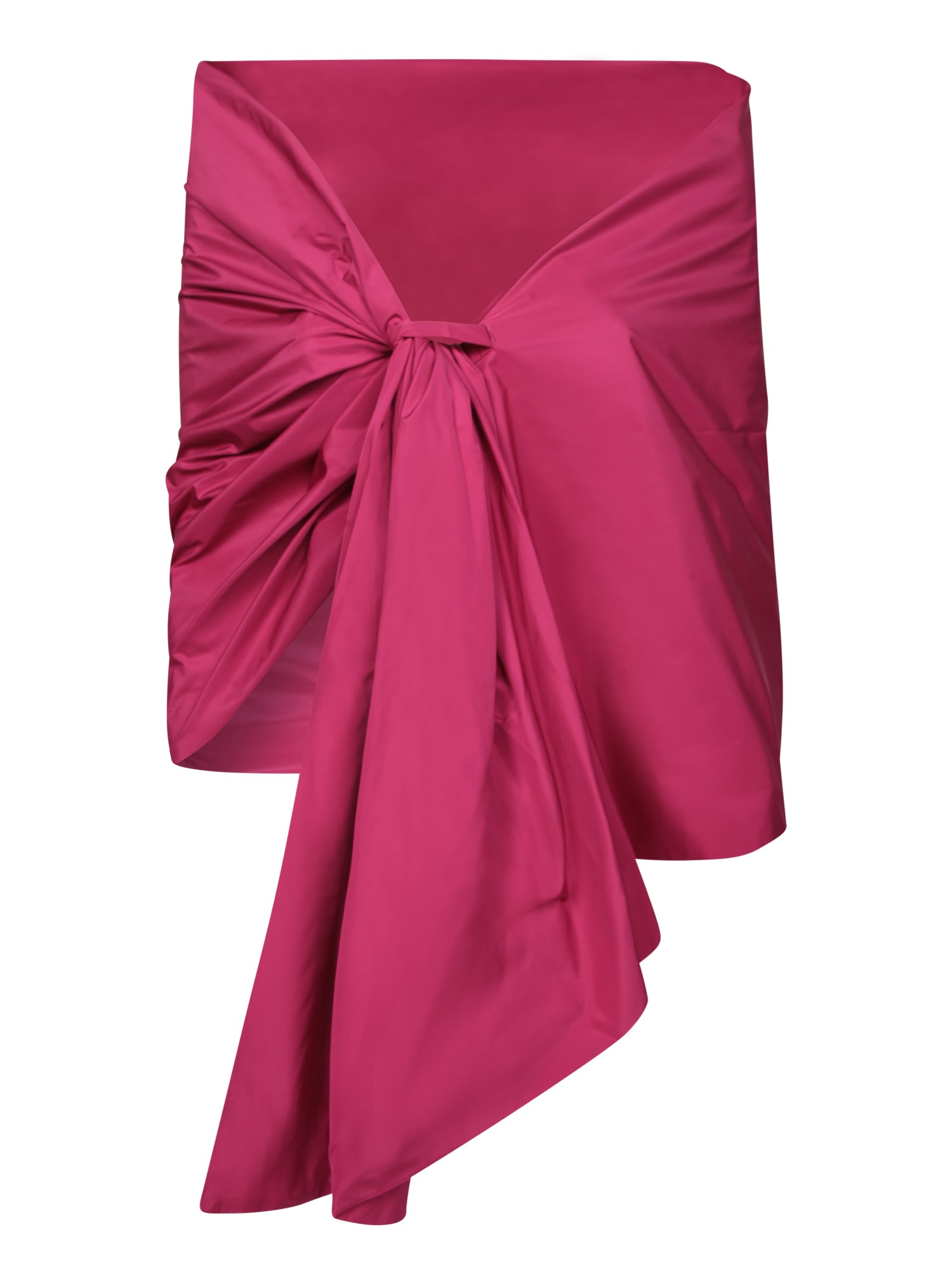 Parosh Fuchsia Taffeta Shawl Cover