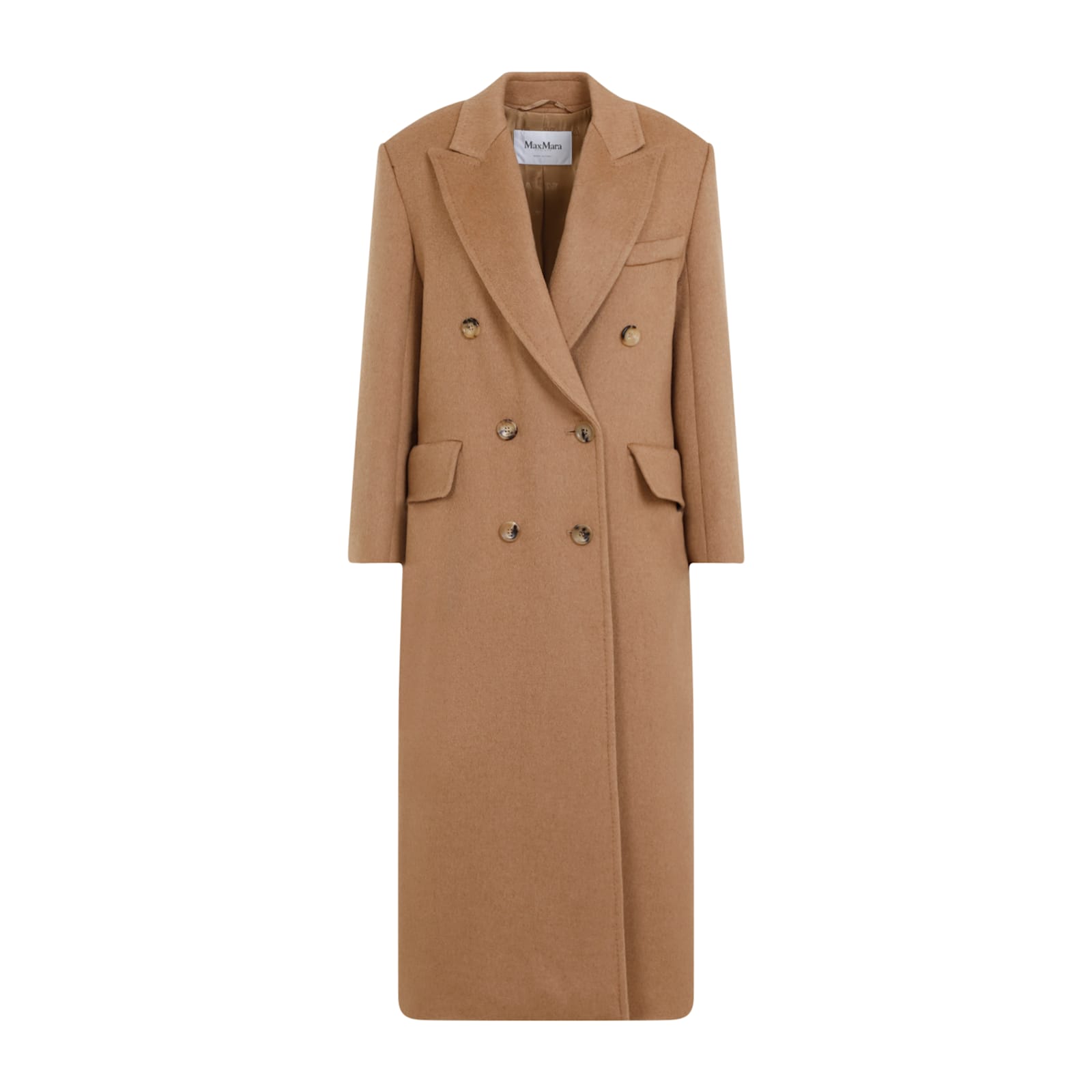 Shop Max Mara Fungo Coat In Cammello