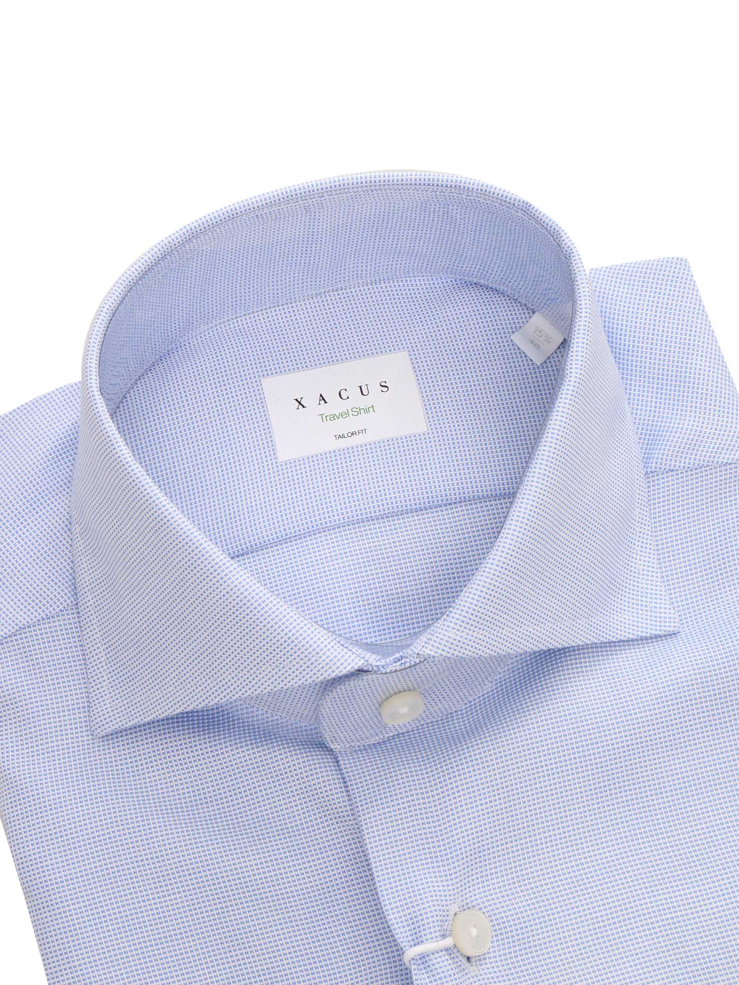 Xacus Cotton Tailor Fit 'active' Shirt In Multicolor