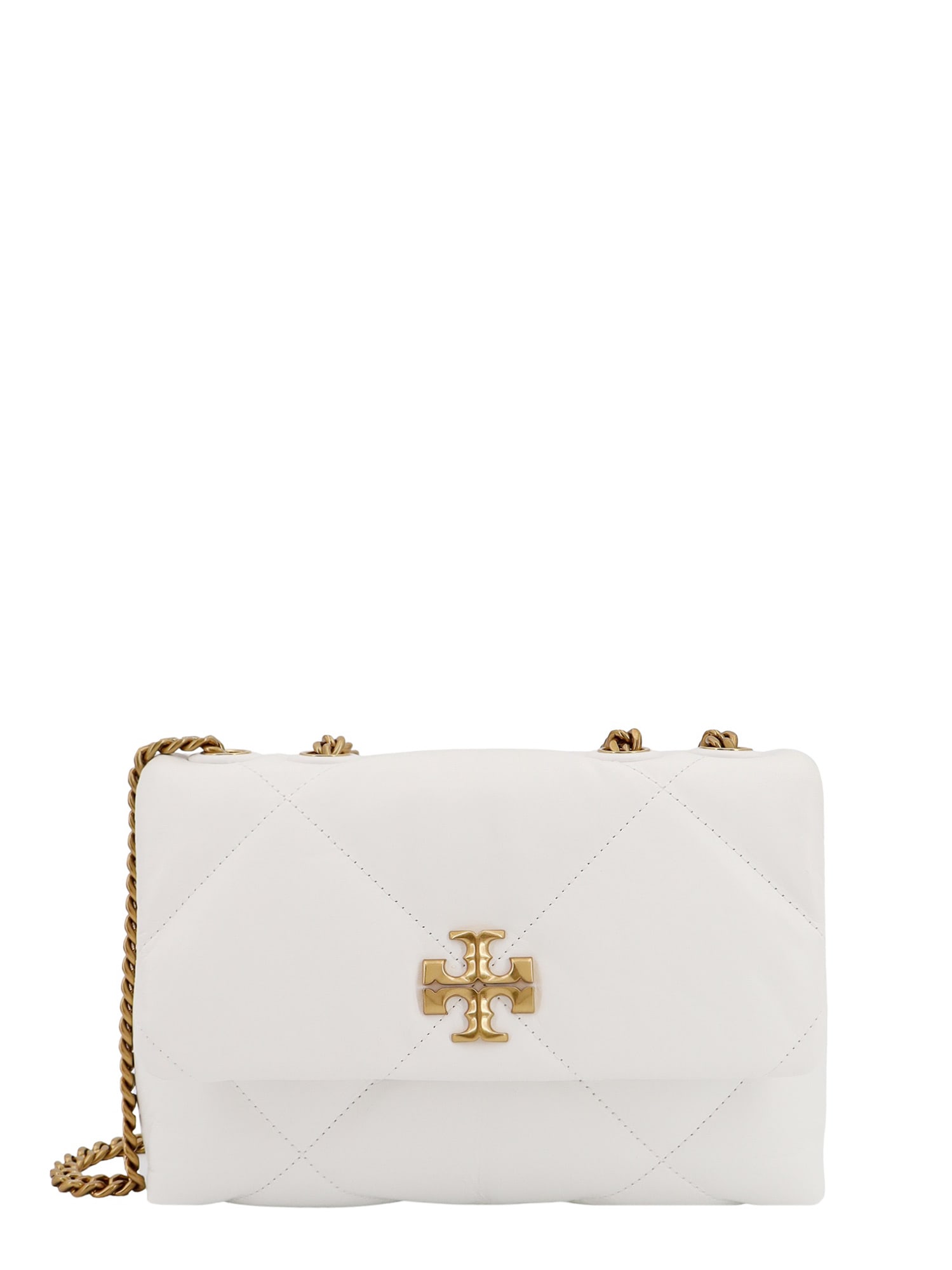 Tory Burch Kira Shoulder Bag In White