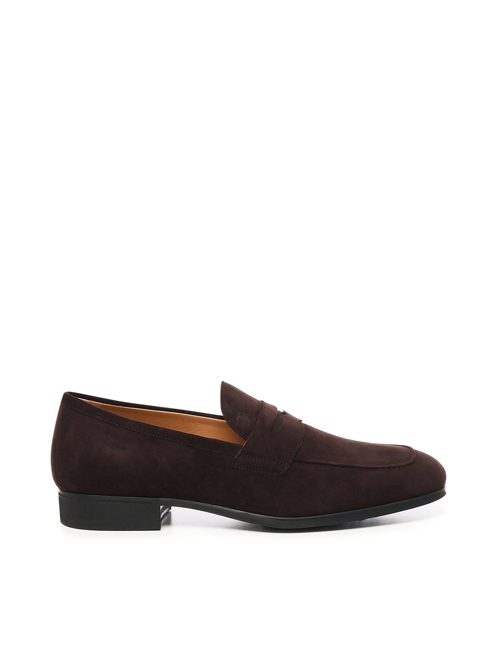 Tod's Suede Loafers In Brown