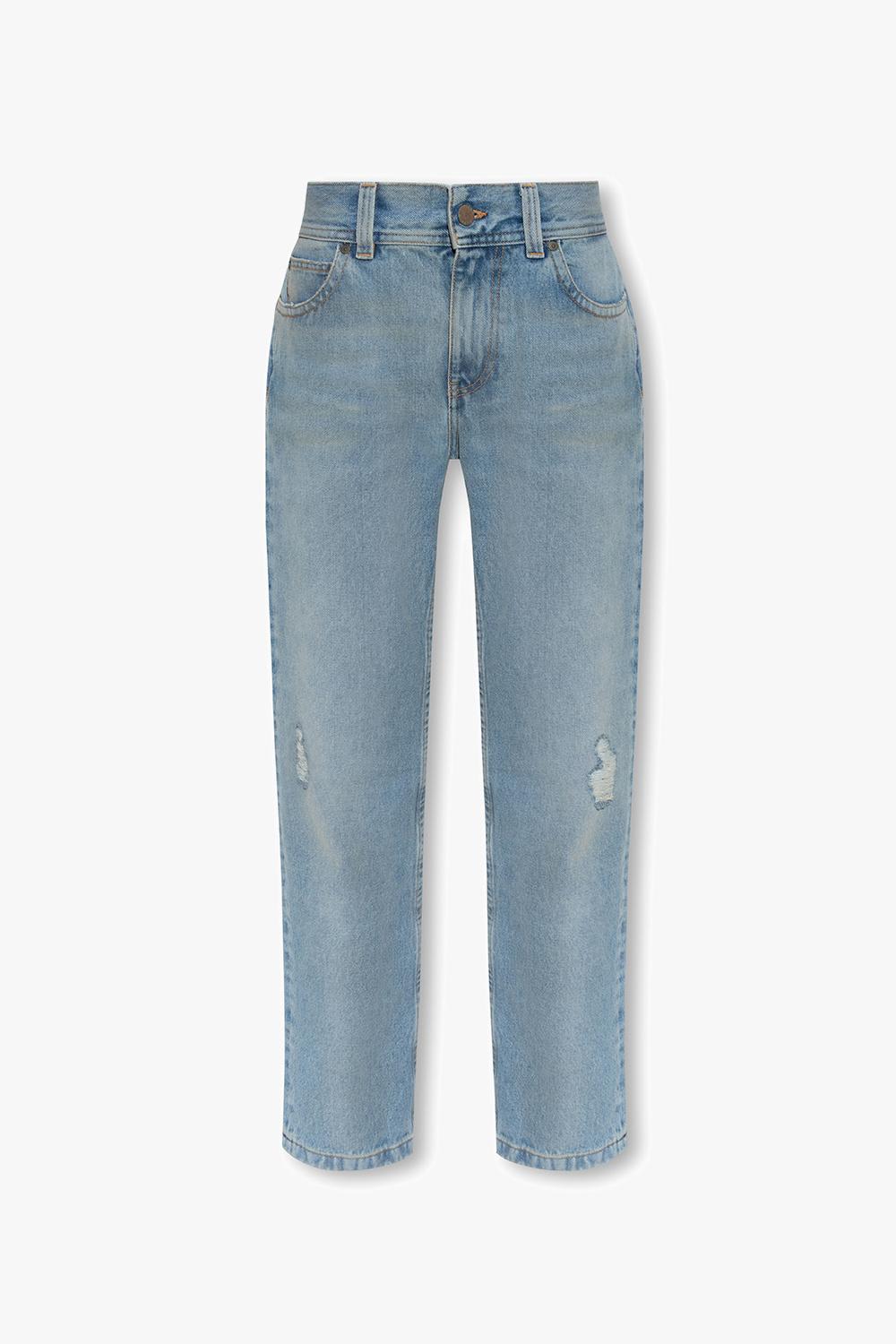 PALM ANGELS DISTRESSED JEANS