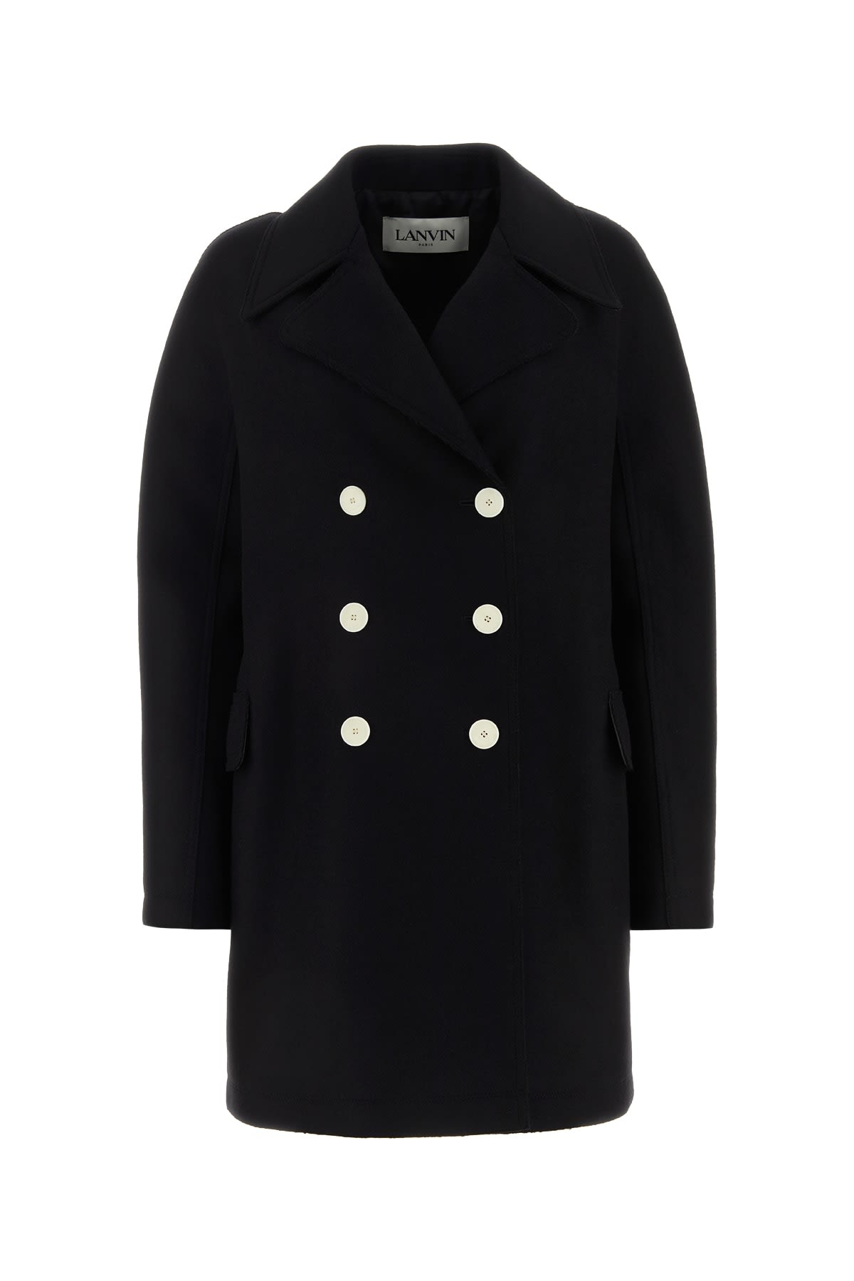 Shop Lanvin Cappotto In Black