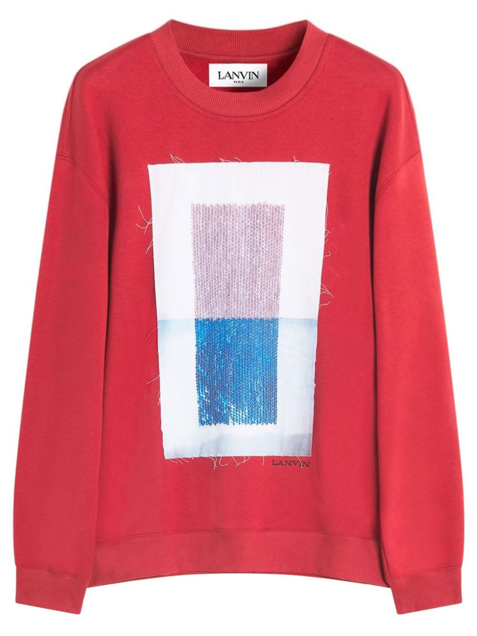 Shop Lanvin Sweaters Red