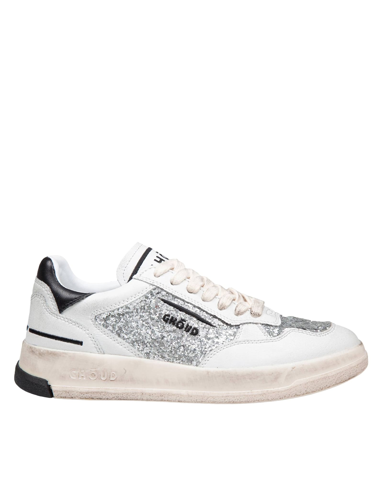 Sneakers Tweener Low In Glitter Color Grey/gold