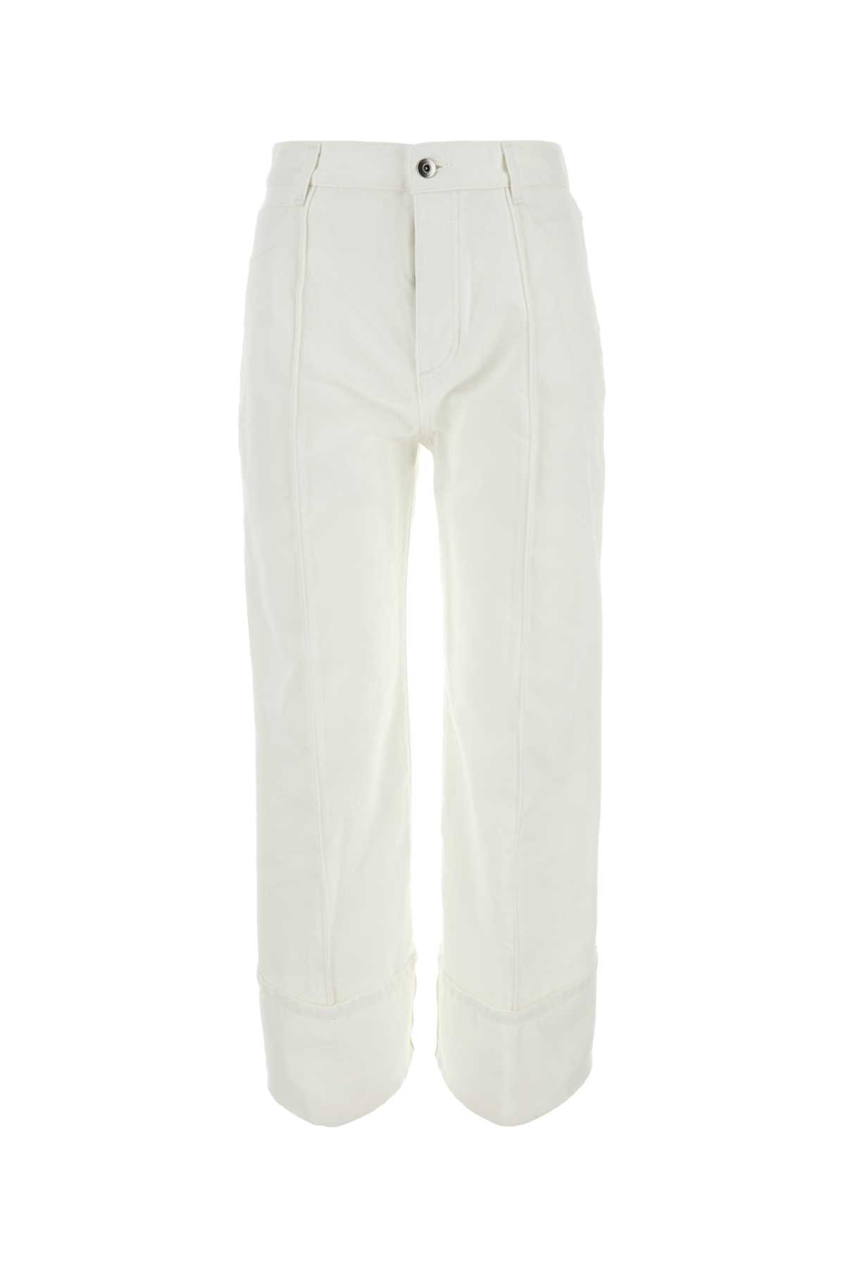 Bottega Veneta White Denim Jeans