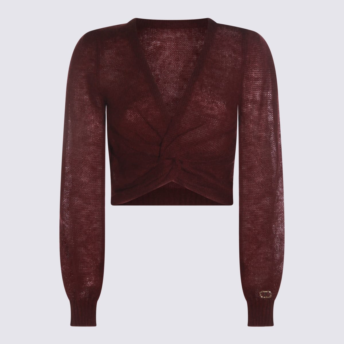 Dark Red Knitwear