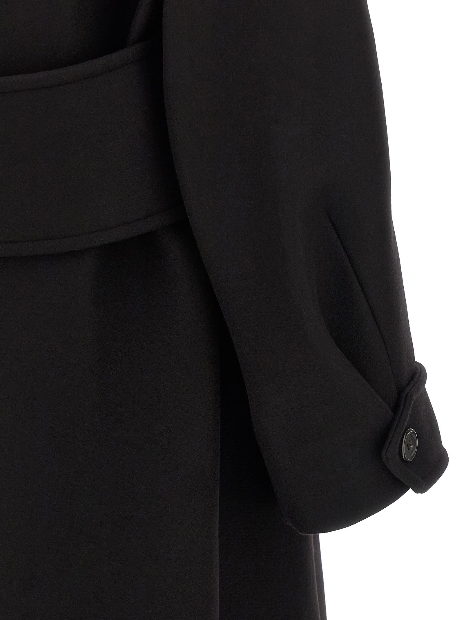 Khaite Donna Coat In Black