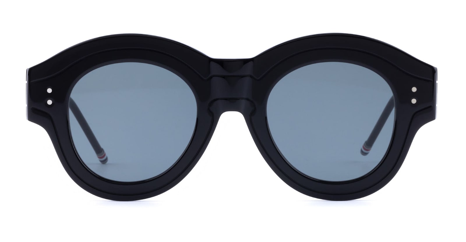 Round - Black Sunglasses