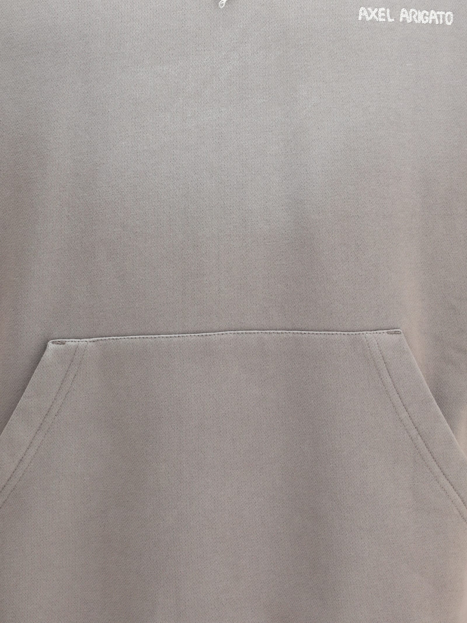Axel Arigato Cotton Hoodie In Gray