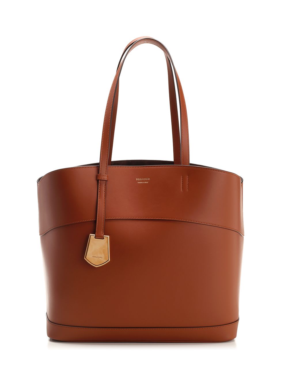 Shop Ferragamo Charming Medium Tote Bag In Brown