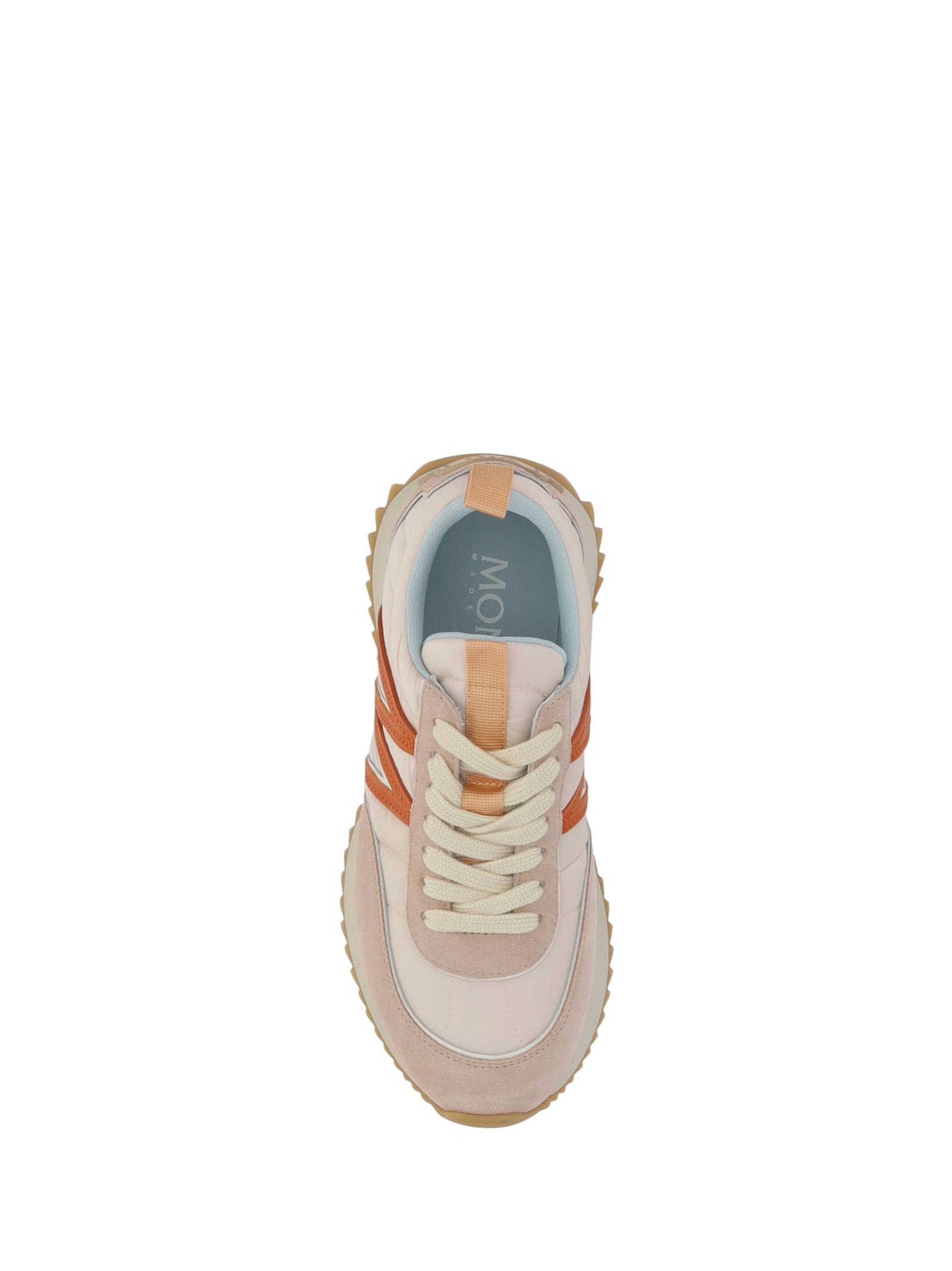 Shop Moncler Pacey Low Top Sneakers In Light Pink