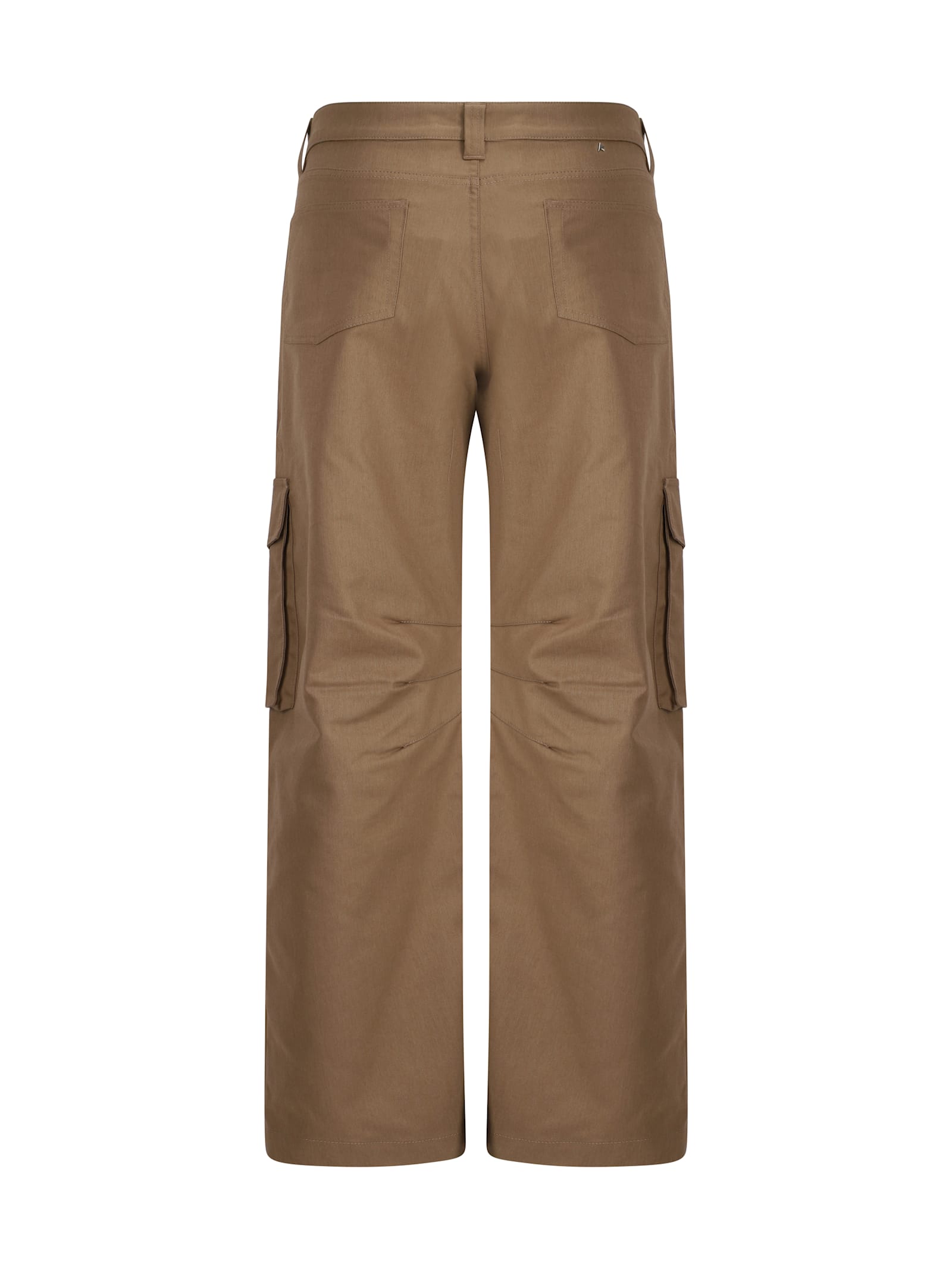 Shop Golden Goose Golden Cargo Pants In Khaki Beige