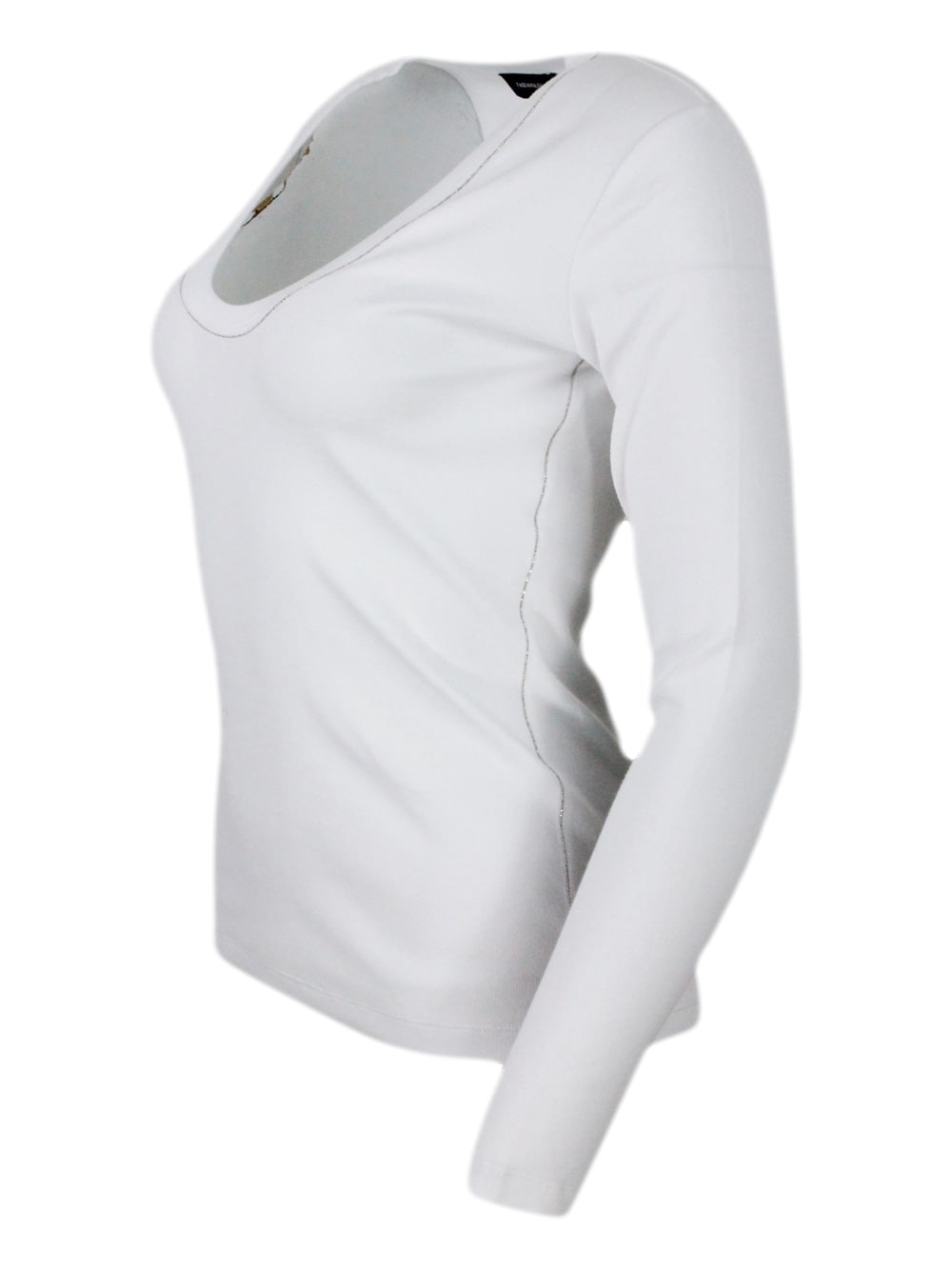 Shop Fabiana Filippi T-shirt In White