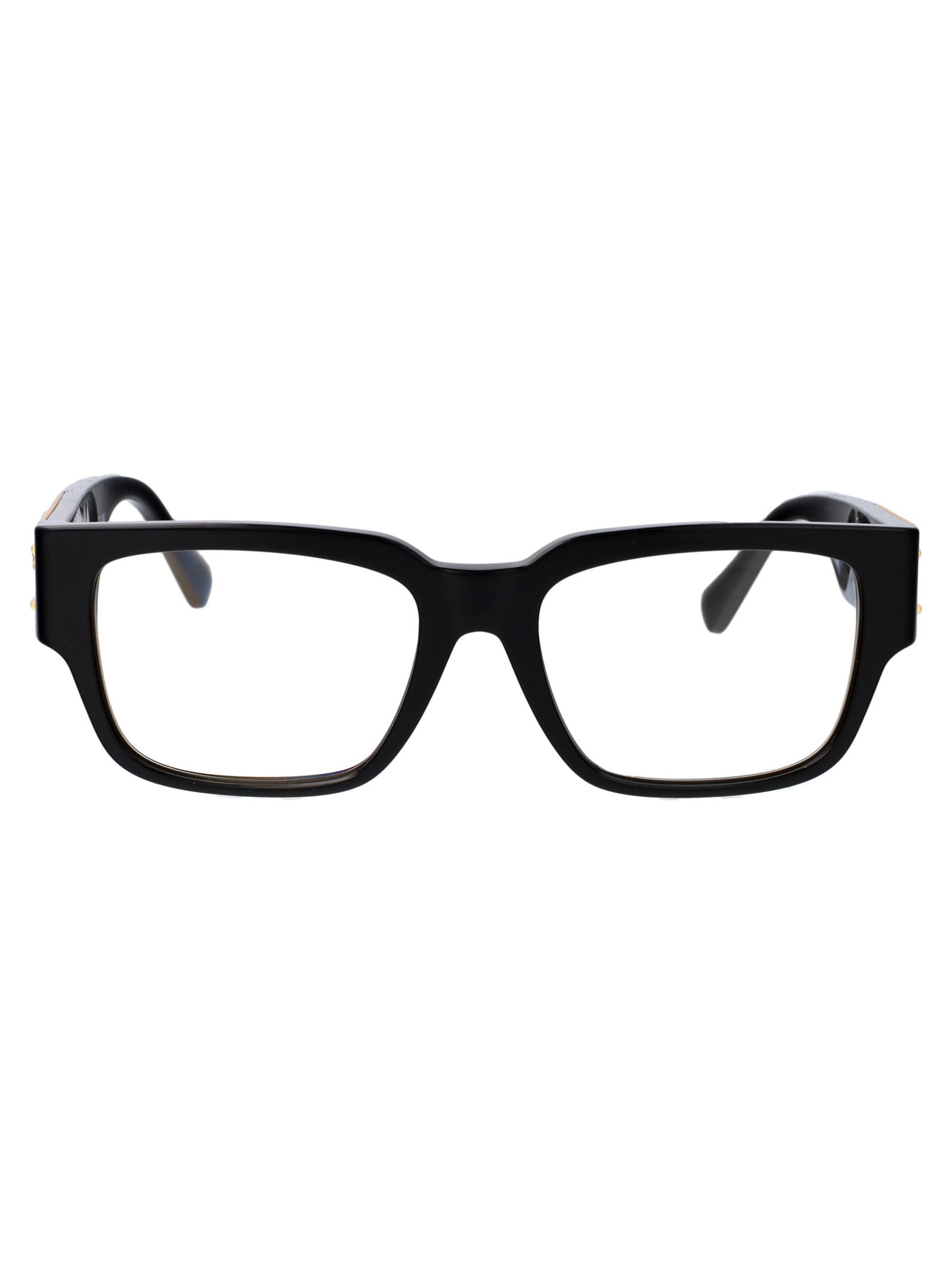 Shop Versace 0ve3350 Glasses In Gb1 Black