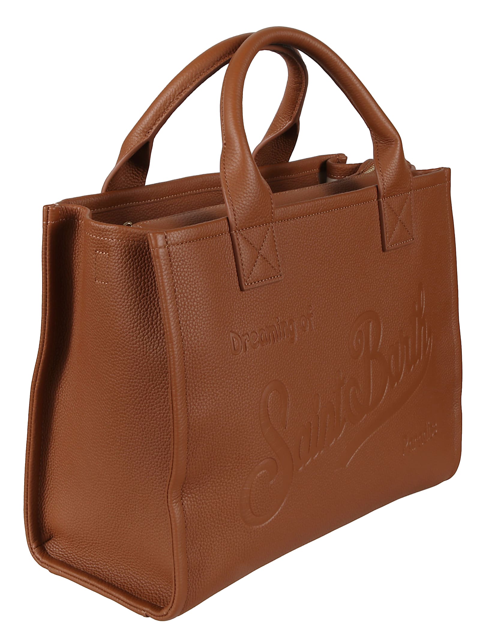 Mc2 Saint Barth Vanity Bag In Brown