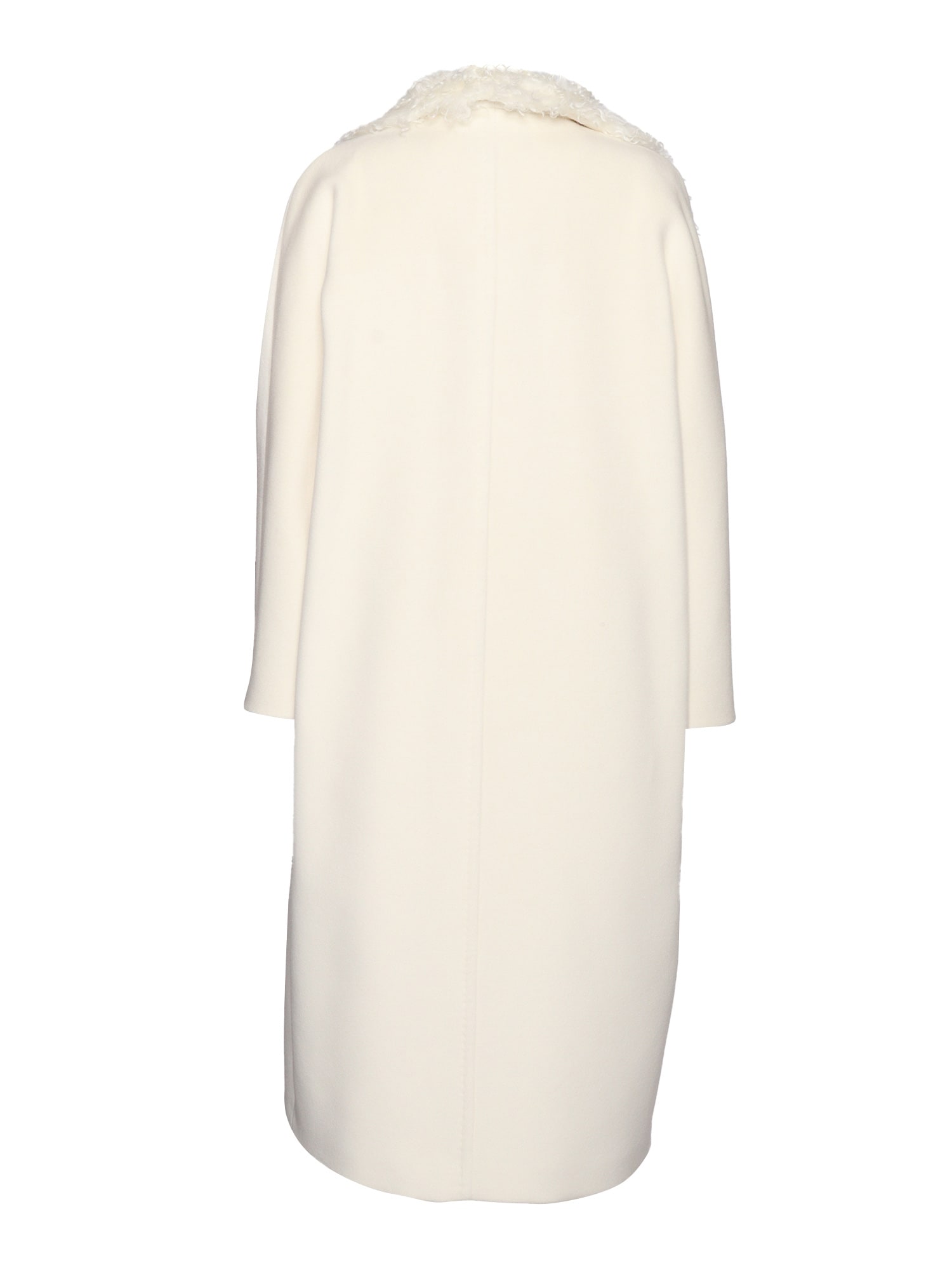 Shop Max Mara Verve Coat In White