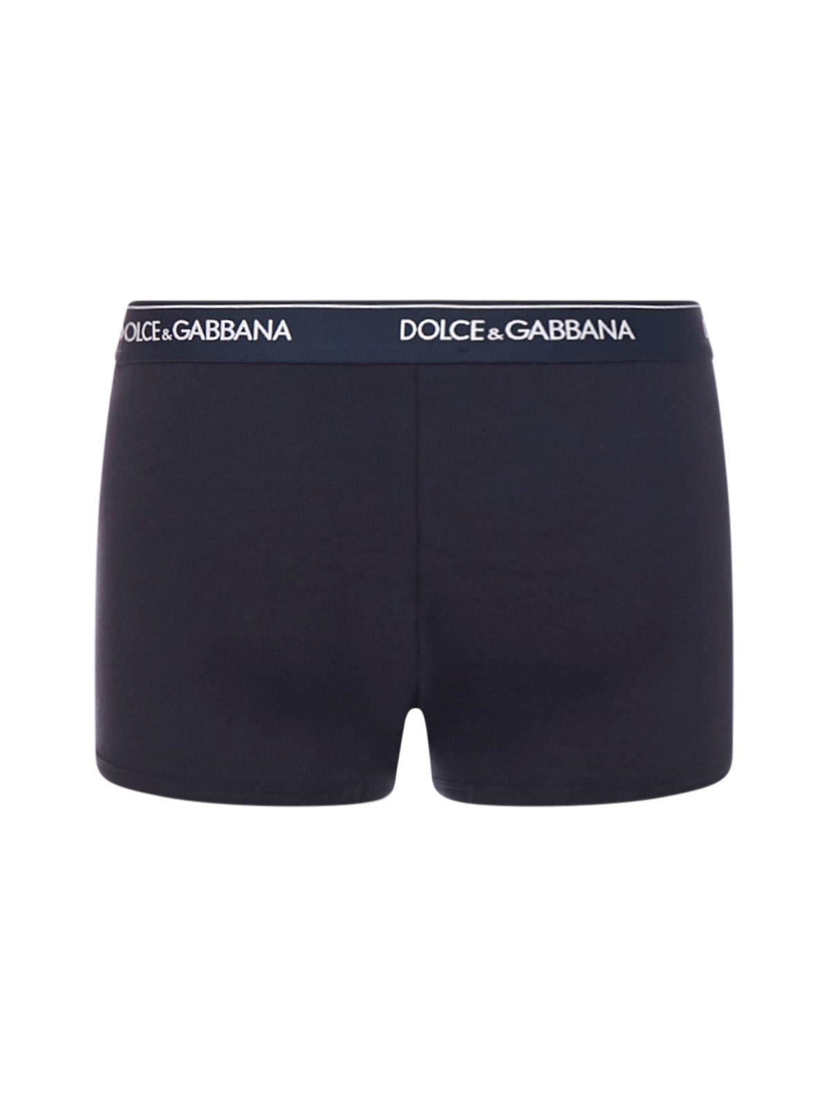 Dolce & Gabbana Bi-pack Underwear Boxer In Blue