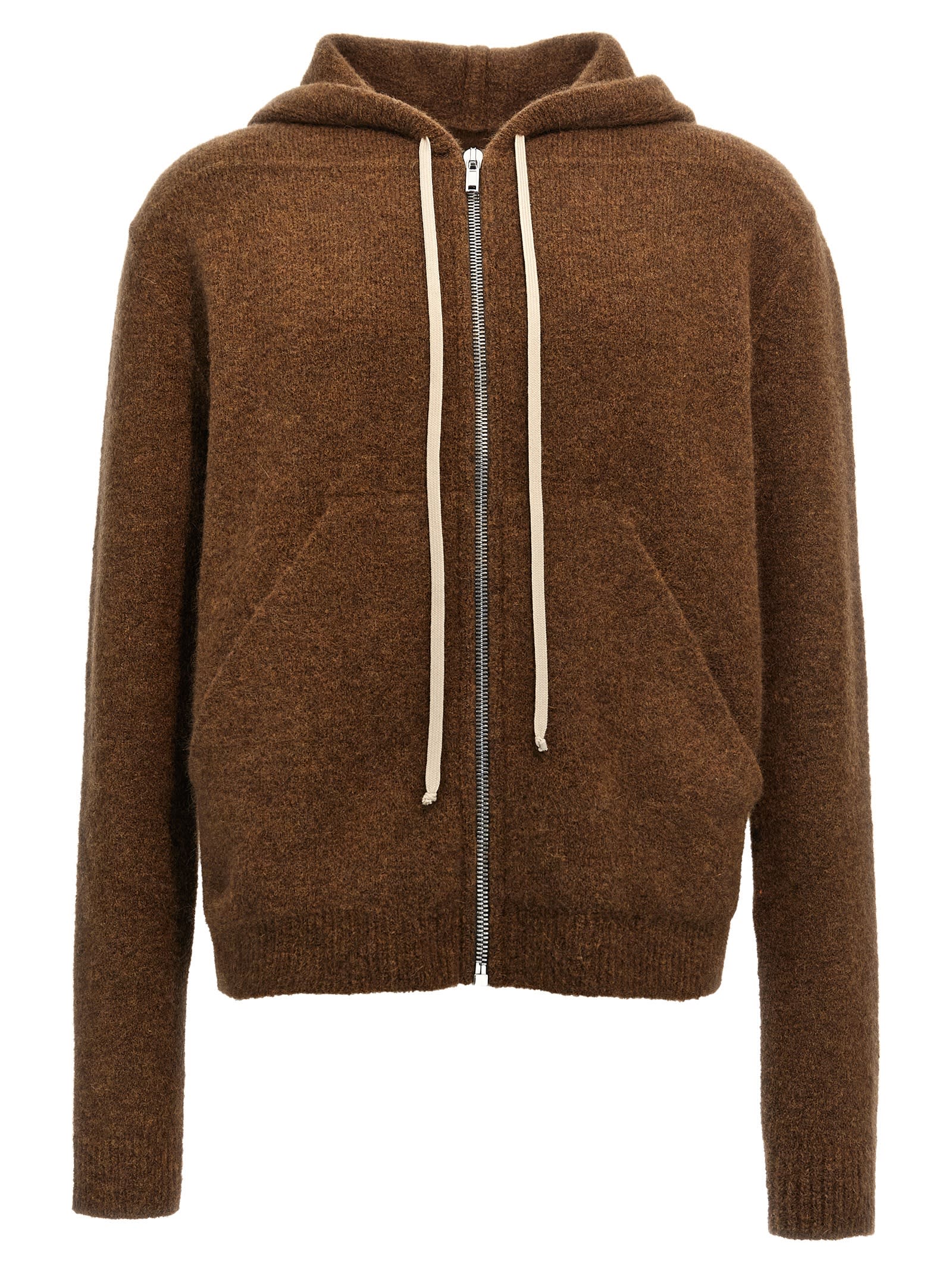 Shop Rick Owens Hoodie In Brown