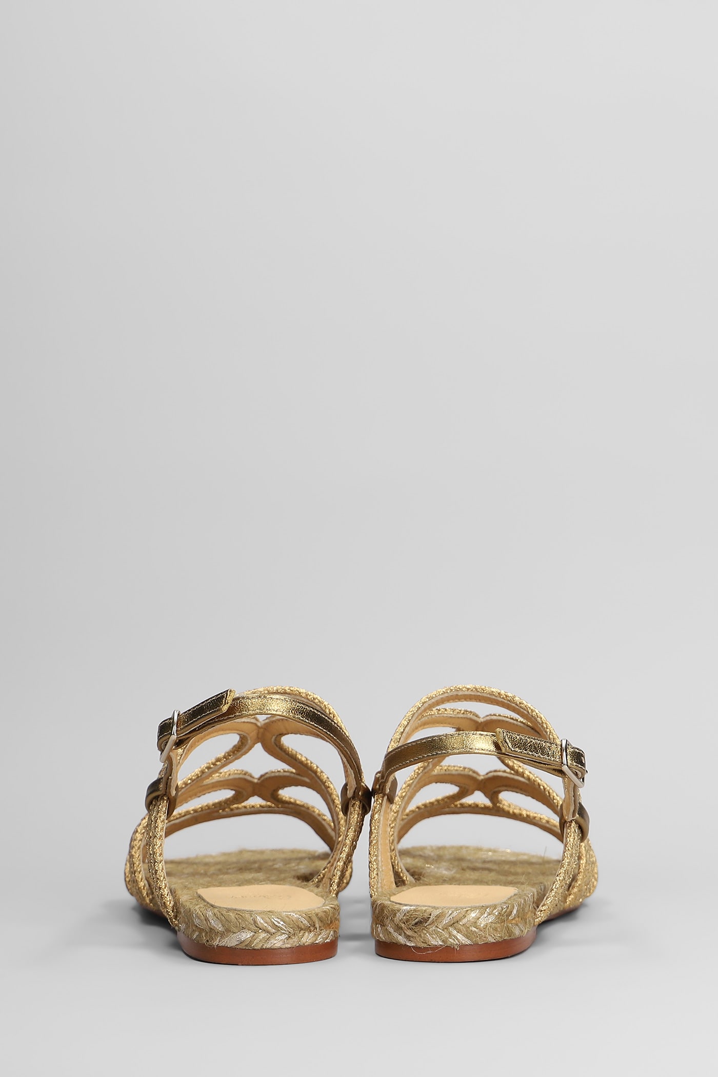 CASTAñER PITRA-266 FLATS IN GOLD FABRIC