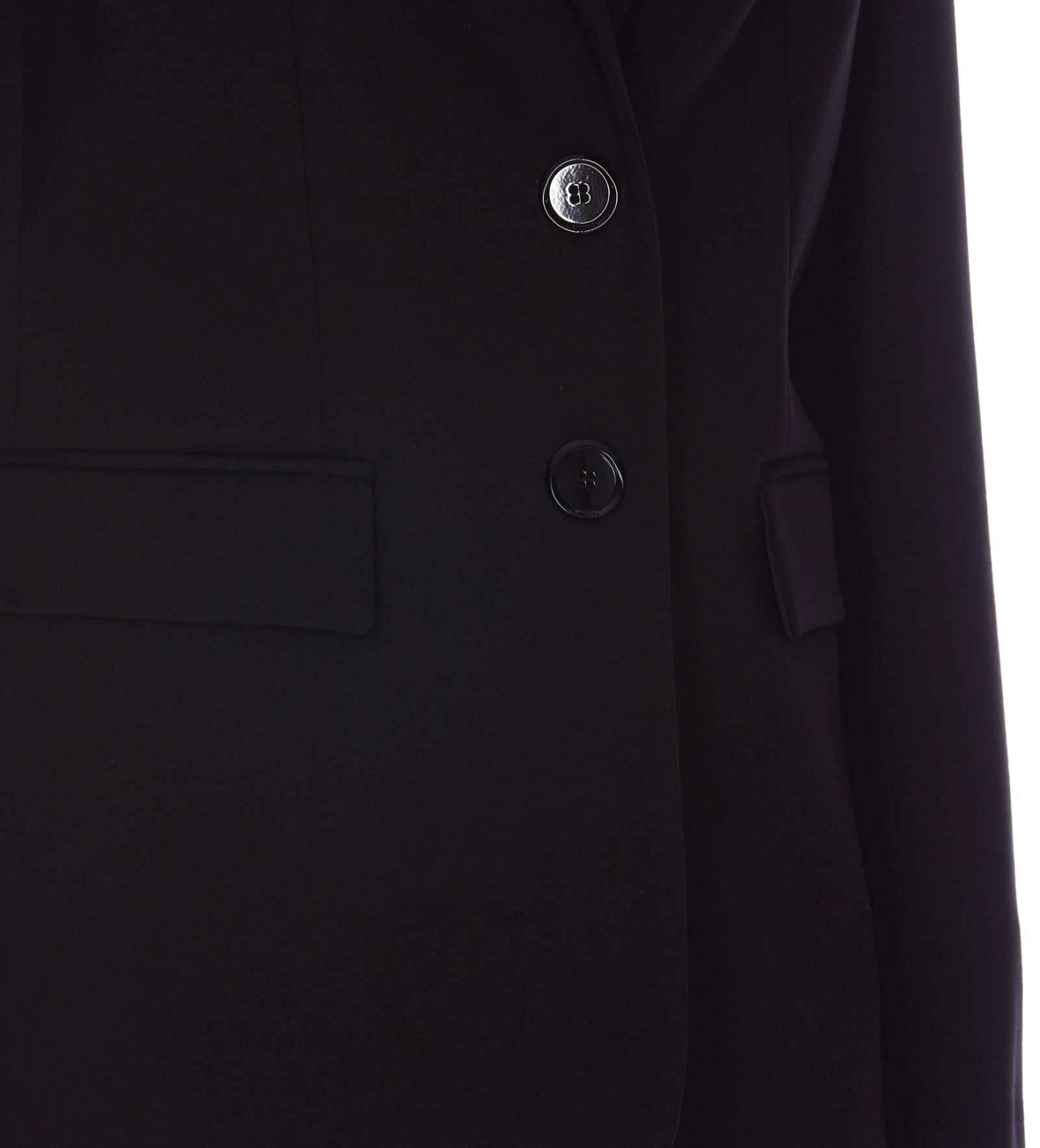 Shop Pinko Ruota Blazer In Nero Limousine