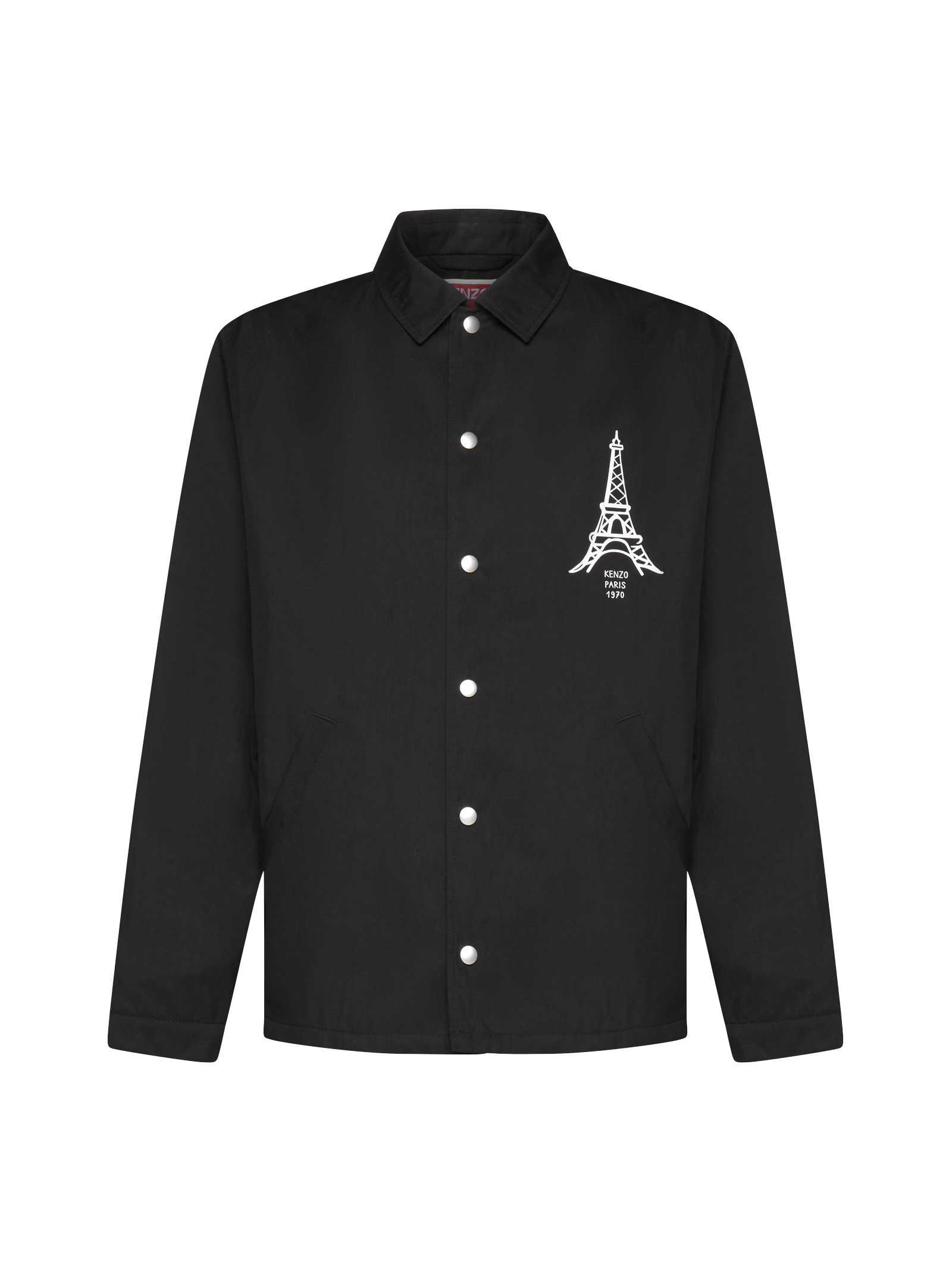 Kenzo Coach Jacket In Nero