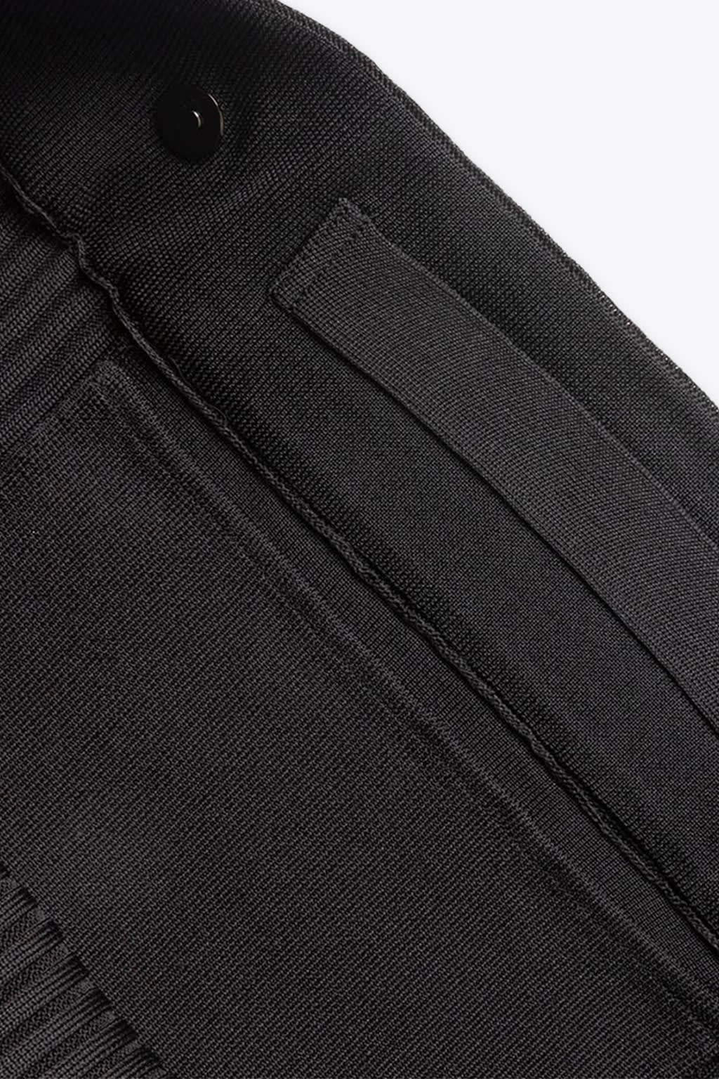 Black Strata Messenger Bag In Nero