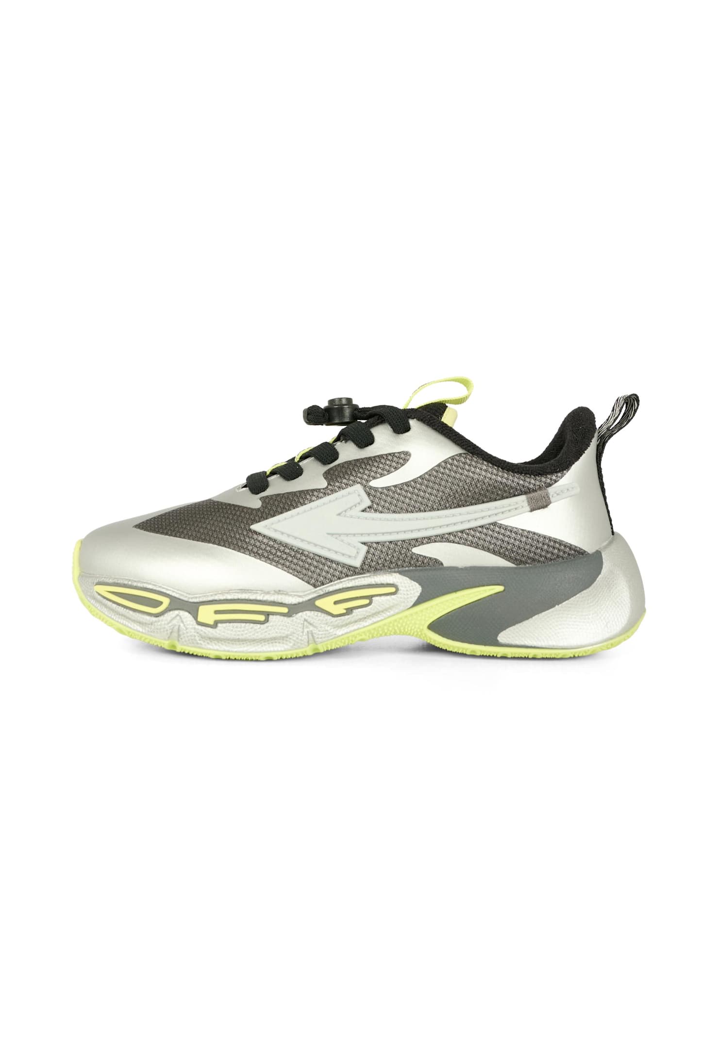 Off-white Silver For Jumping Sneakers For Kids With Arrow In Silver