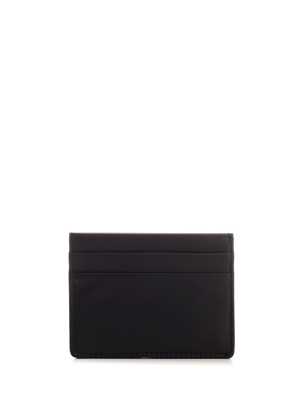 Shop Dolce & Gabbana Quilted Leather Card Case In Black