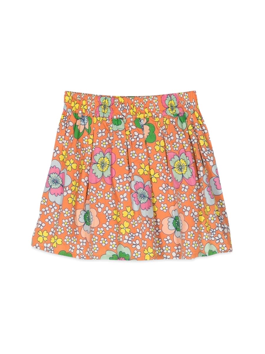 Stella Mccartney Floral-print Cotton Shorts In Multicolour