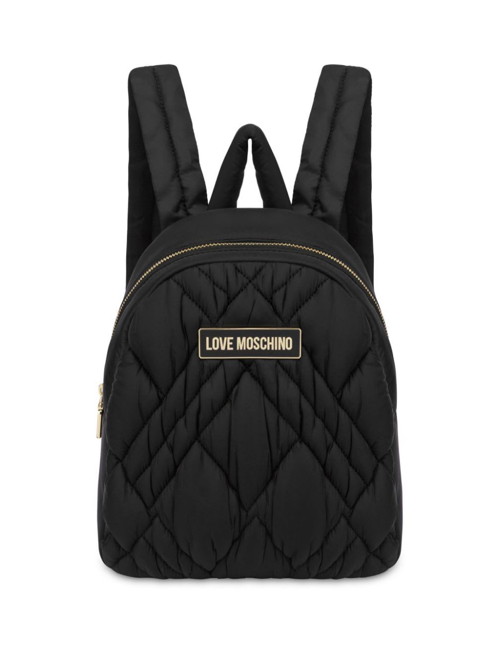 Shop Love Moschino Backpack In A Black Black