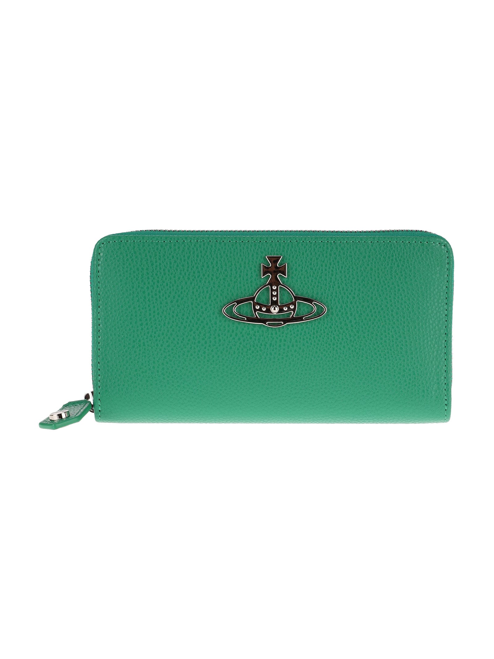 Vivienne Westwood Kelly Zip Round Wallet In Green | ModeSens