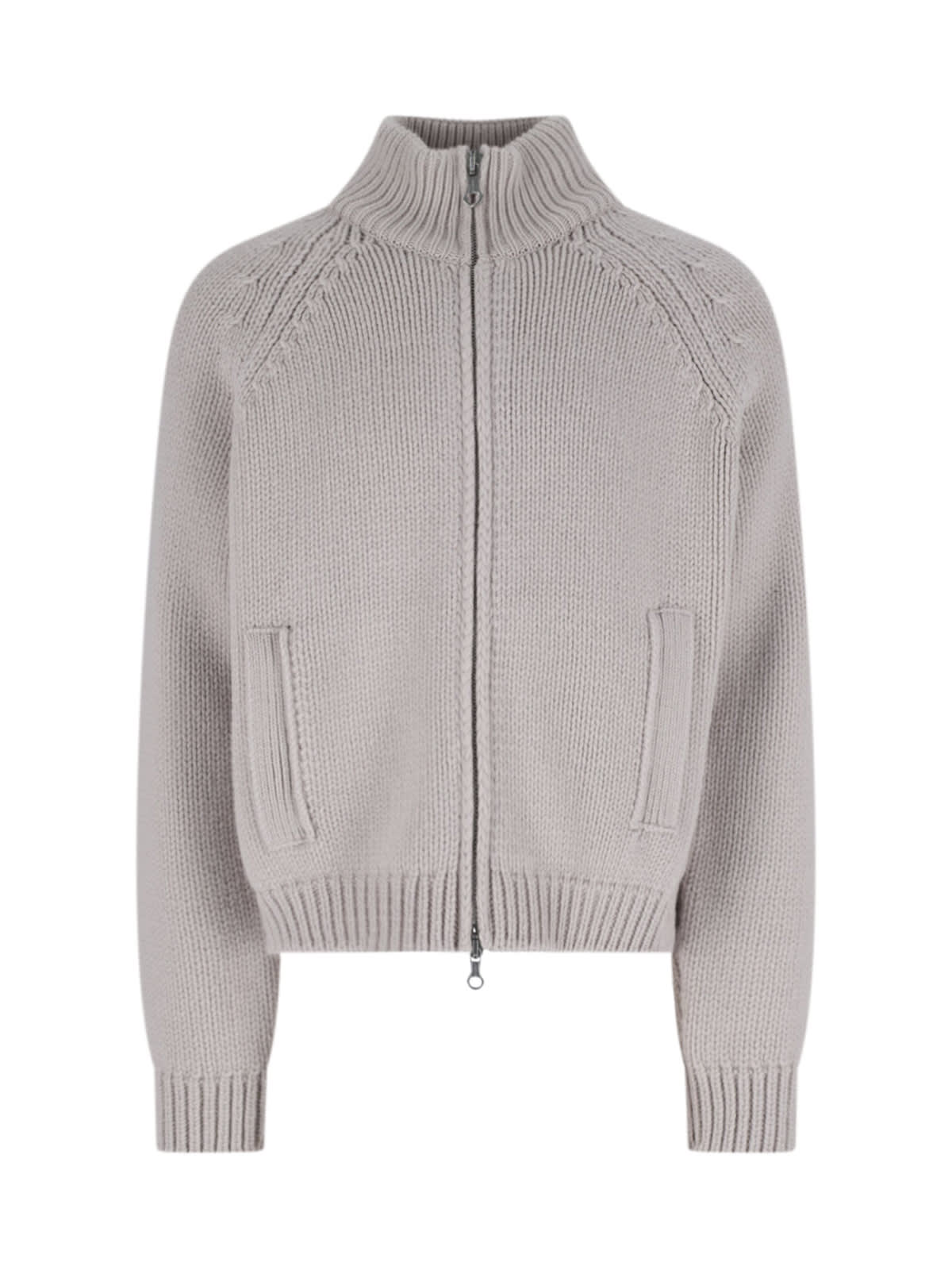 Our Legacy Raglan-sleeve Zip-up Cardigan In Gray