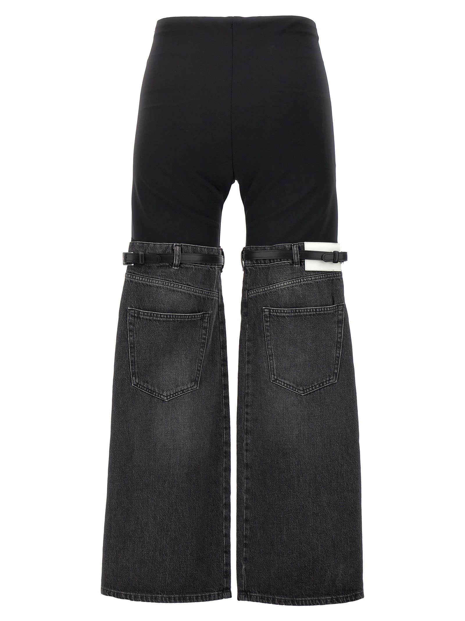 Shop Coperni Hybrid Pants In Black