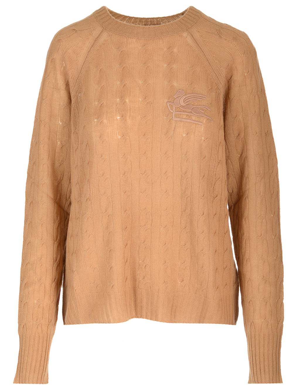 Shop Etro Cable Knit Sweater