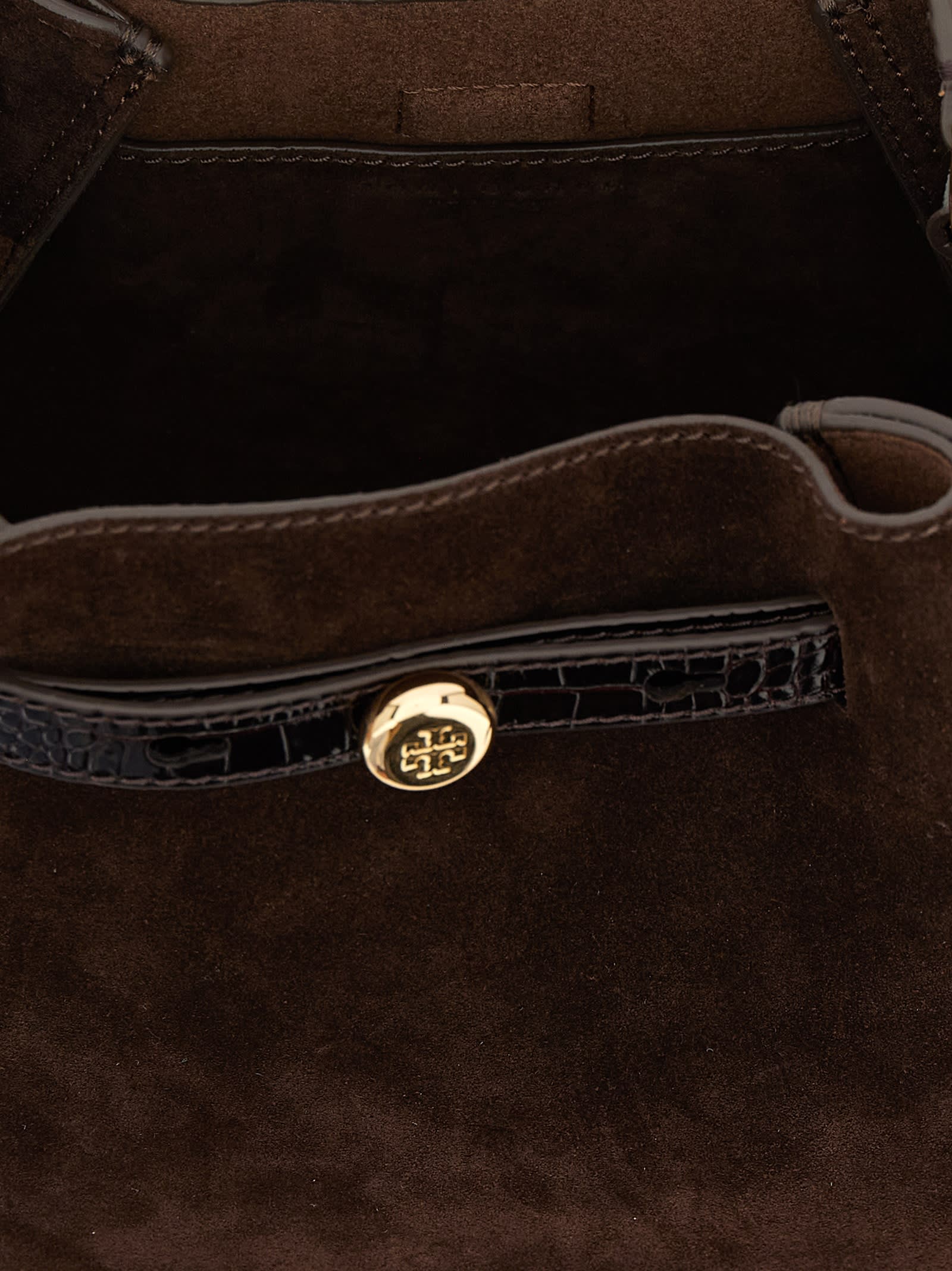 Tory Burch Romy Bucket Bag In Brown