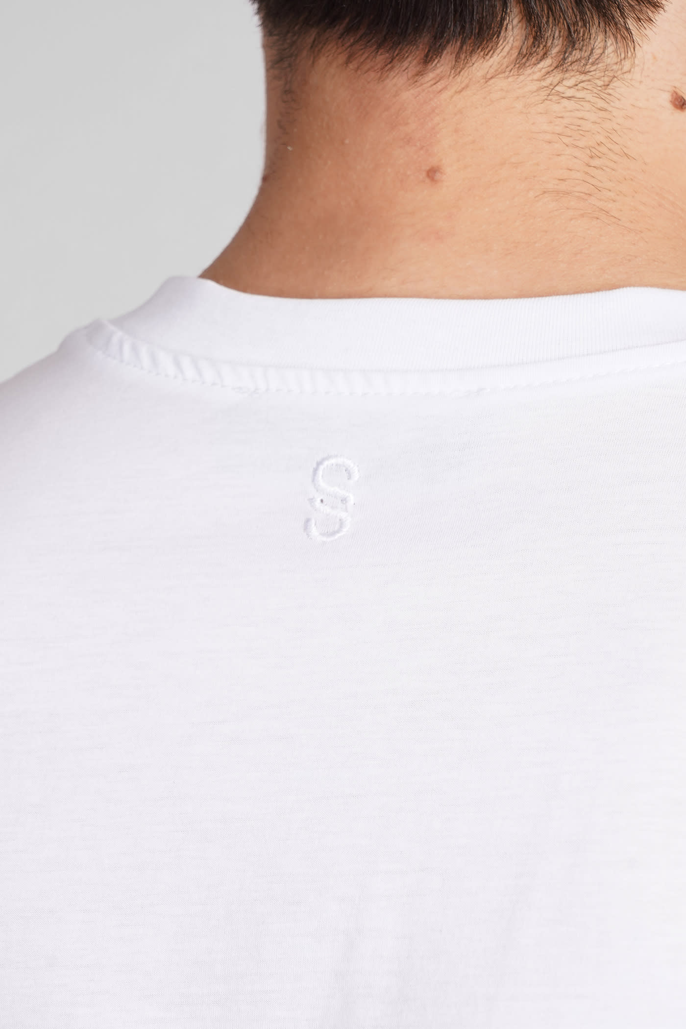 Shop Salvatore Santoro T-shirt In White Cotton