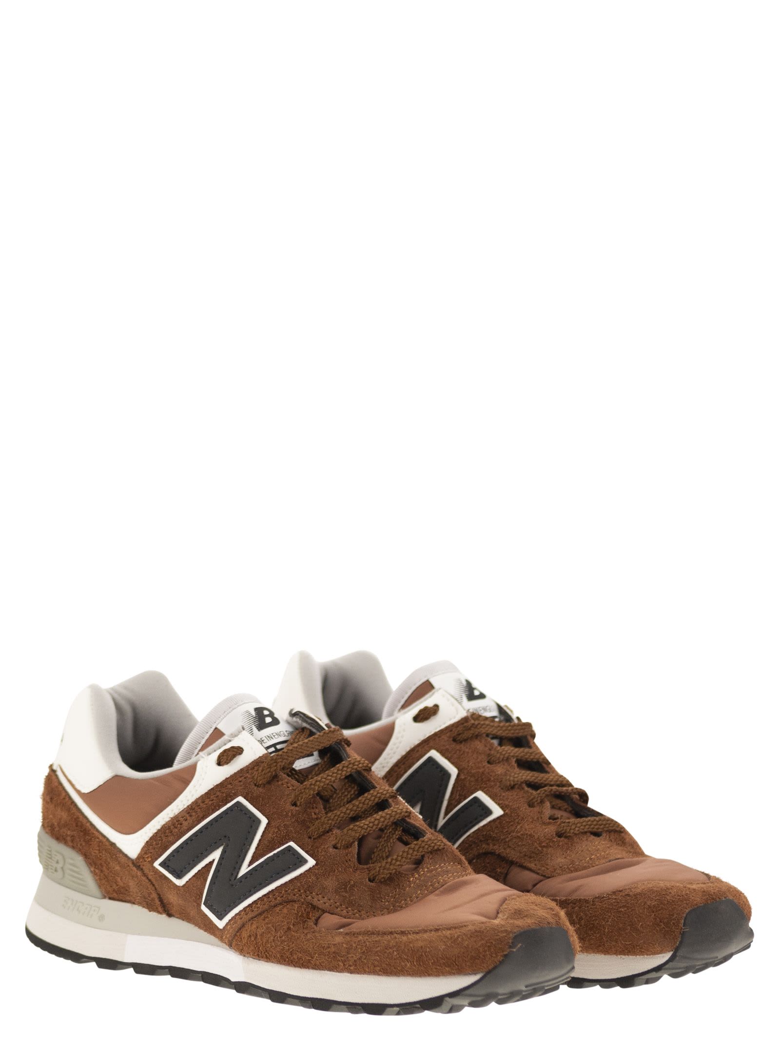 Shop New Balance 576 - Sneakers  In Brown